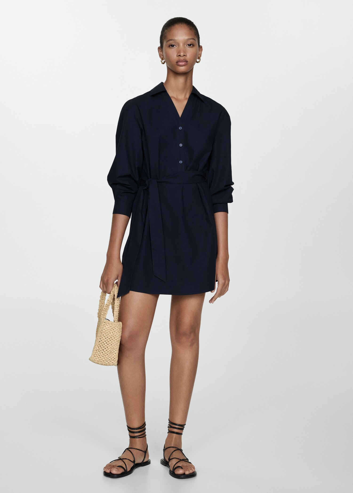 Bow shirt dress - General plane