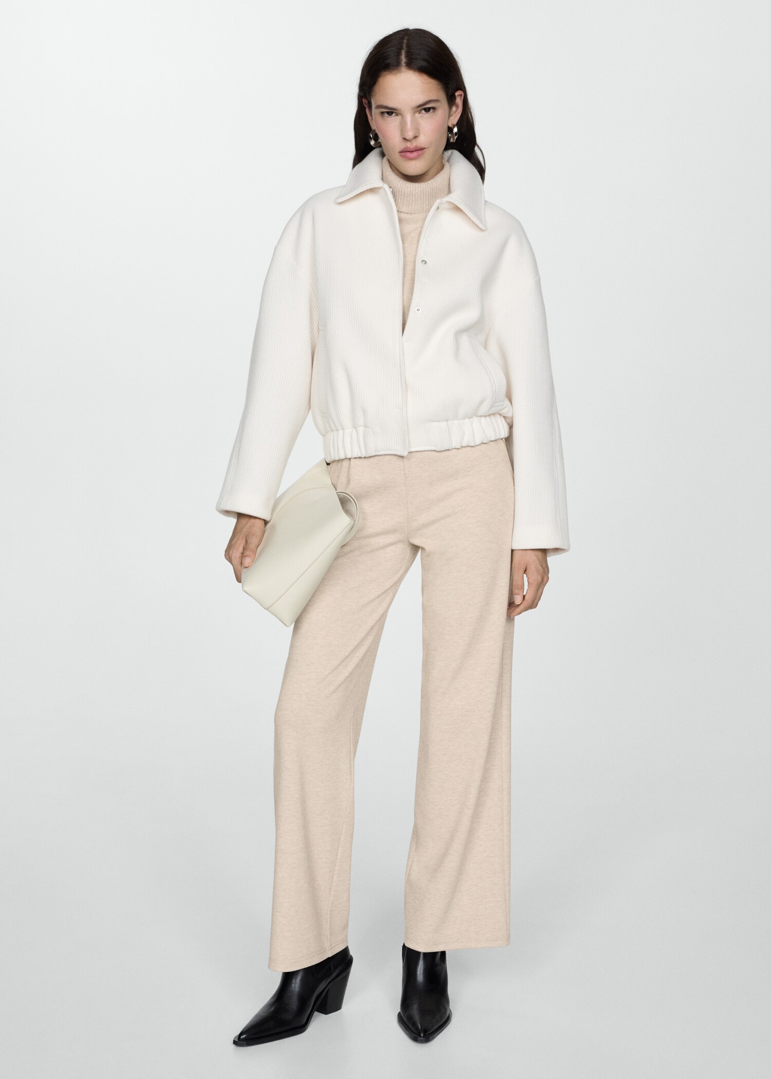 Pantalon maille wideleg - Plan général