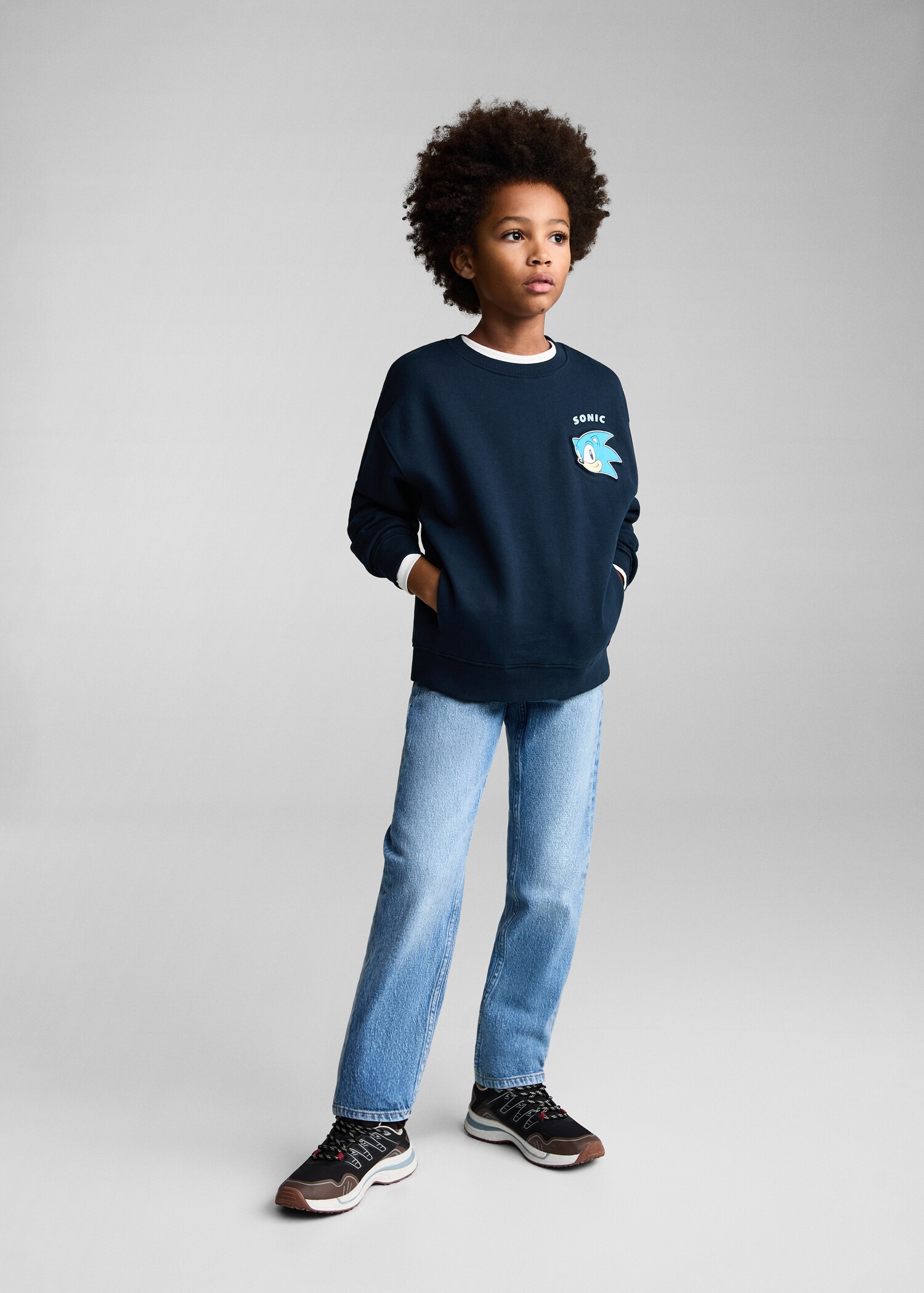 Embossed Sonic sweatshirt - General plane
