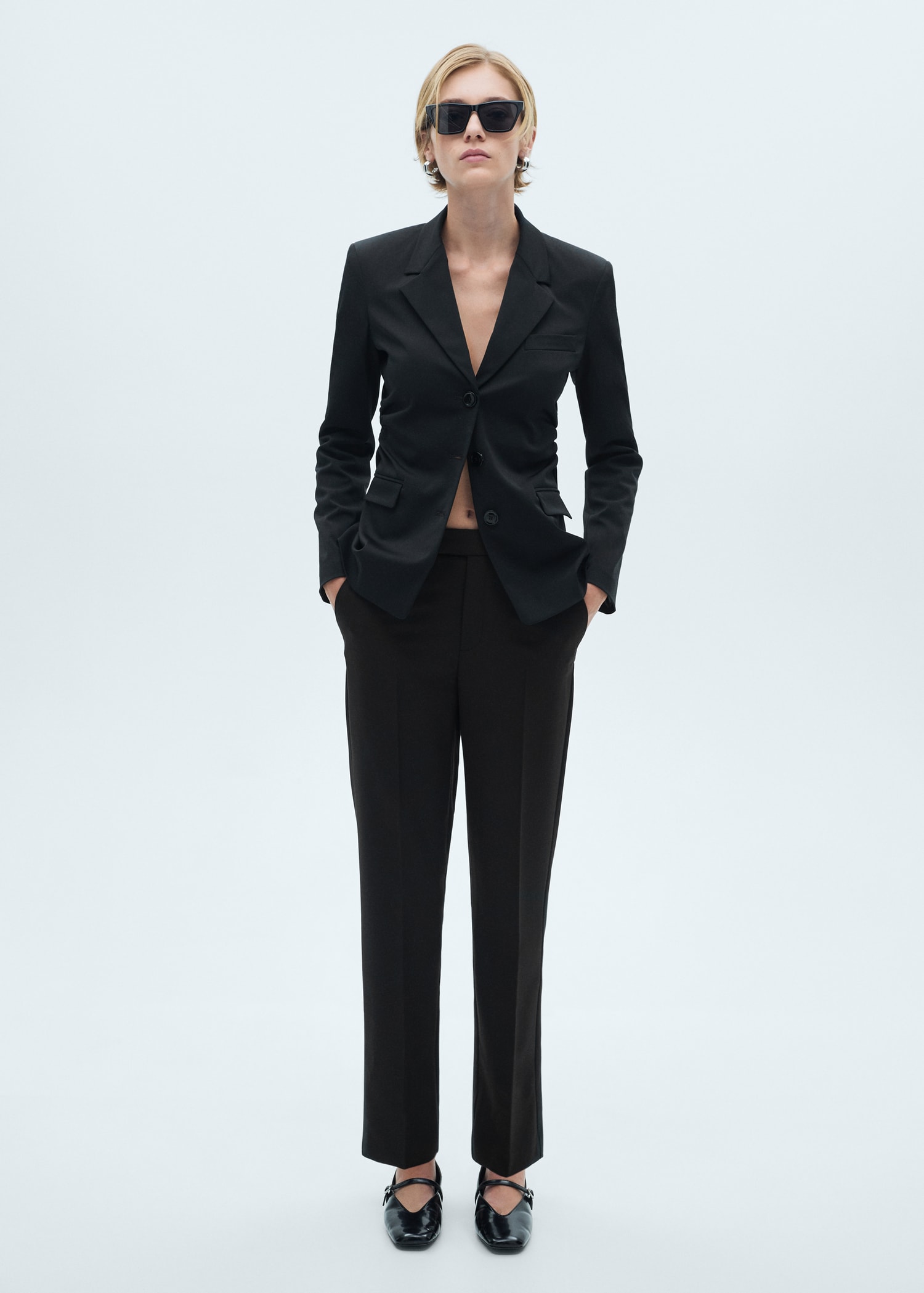 Slim fit suit trousers - General plane