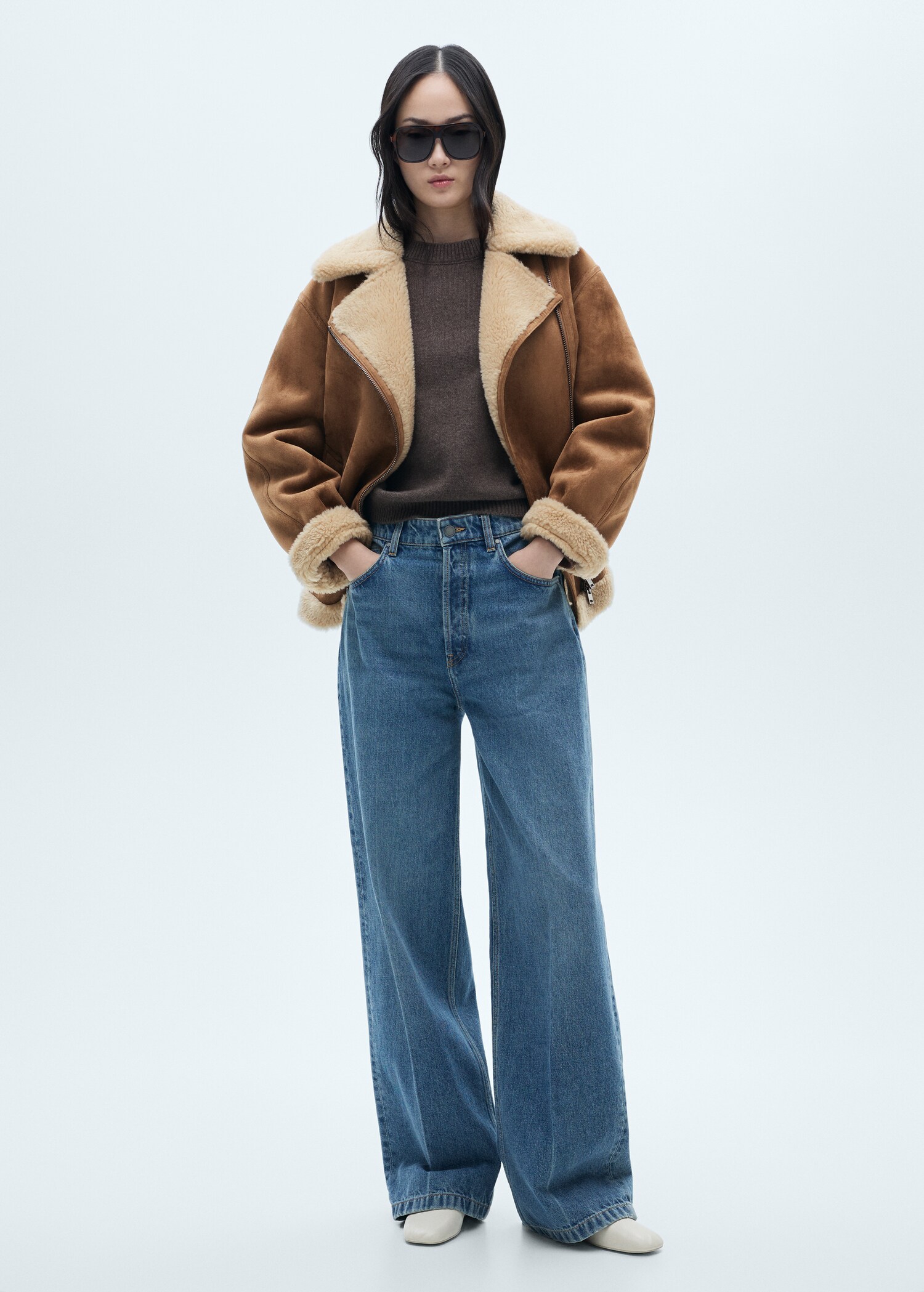 Veste double face simili-cuir - Plan général
