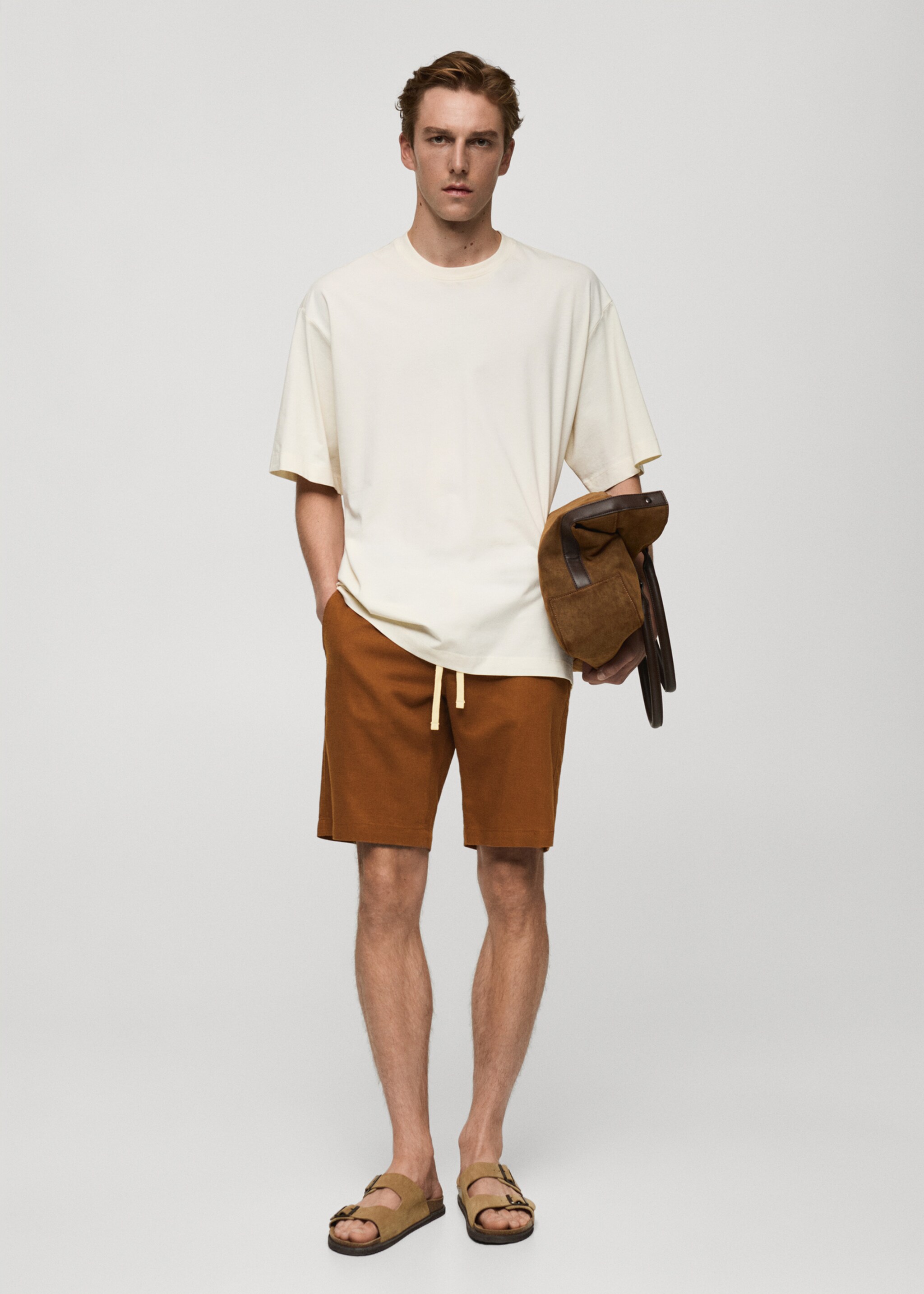 Bermudas 100% lino cordón - Plano general