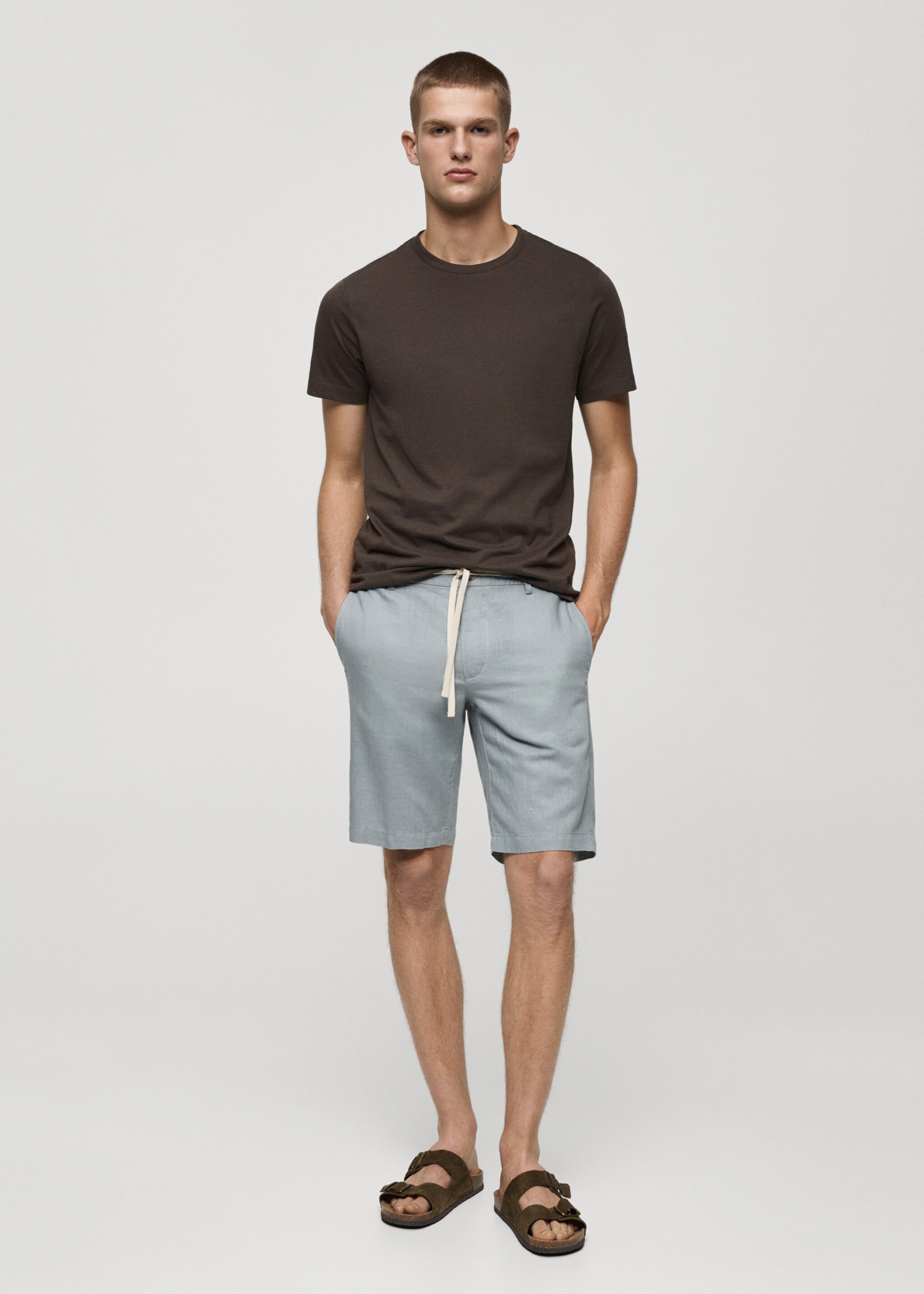Bermudas 100% lino cordón - Plano general