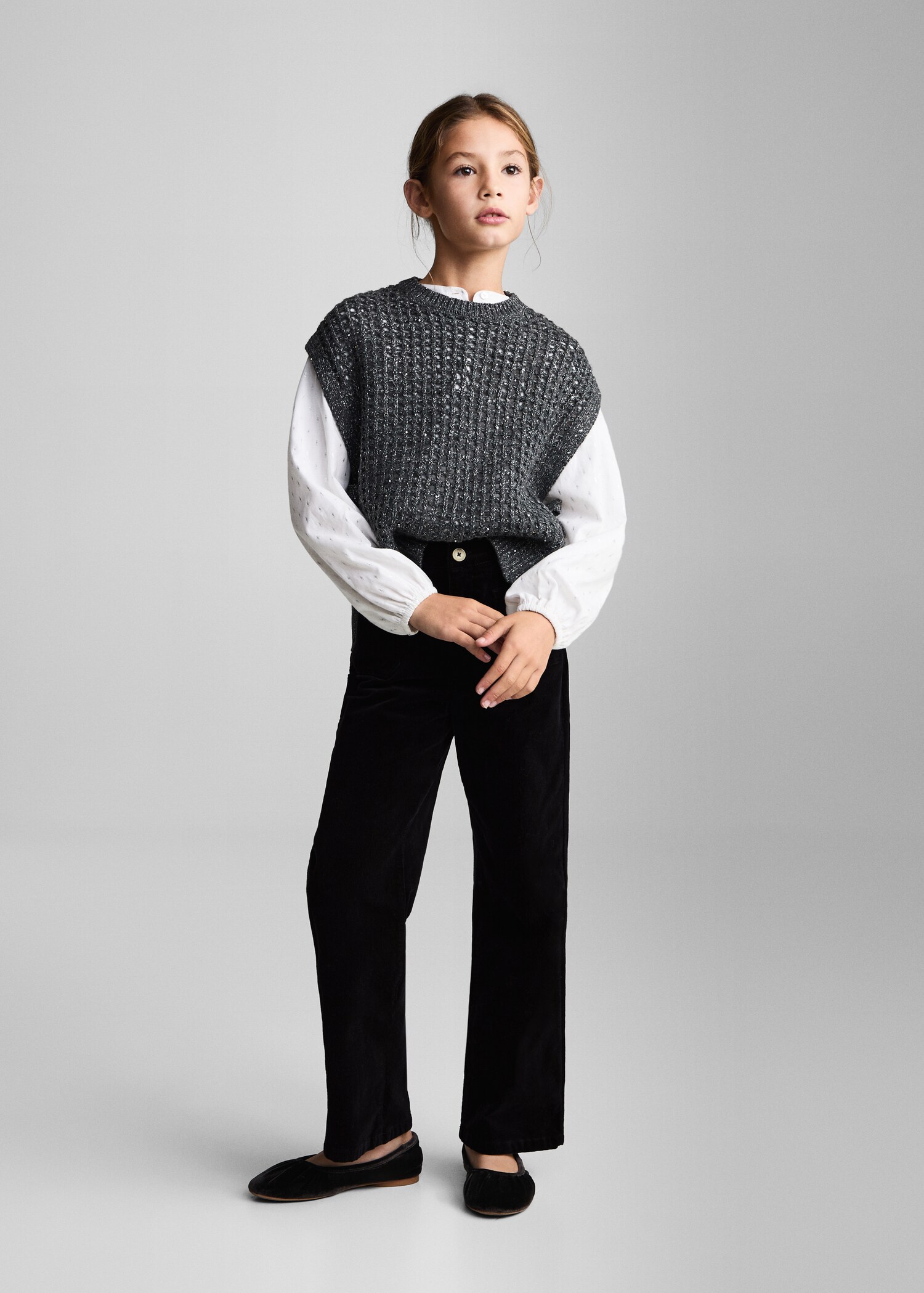 Pockets corduroy trousers - General plane