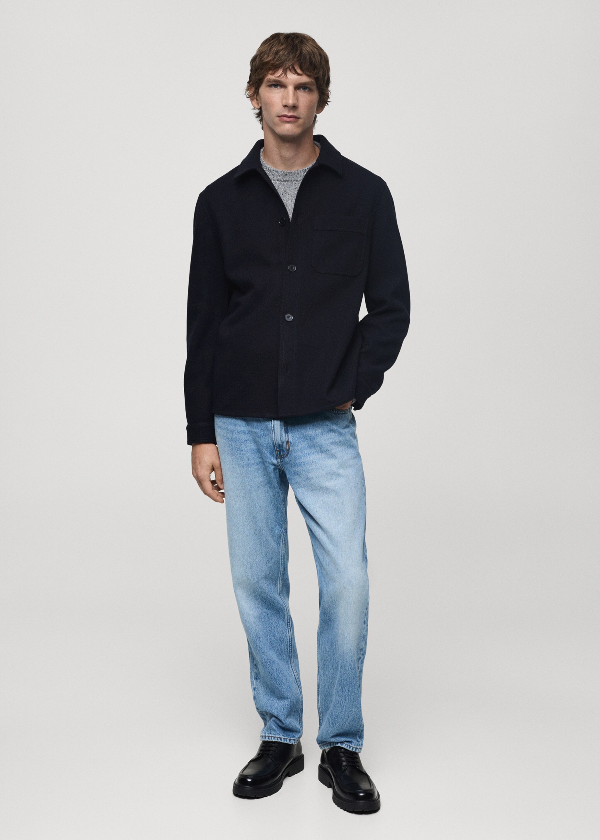 Surchemise flanelle regular-fit - Plan général