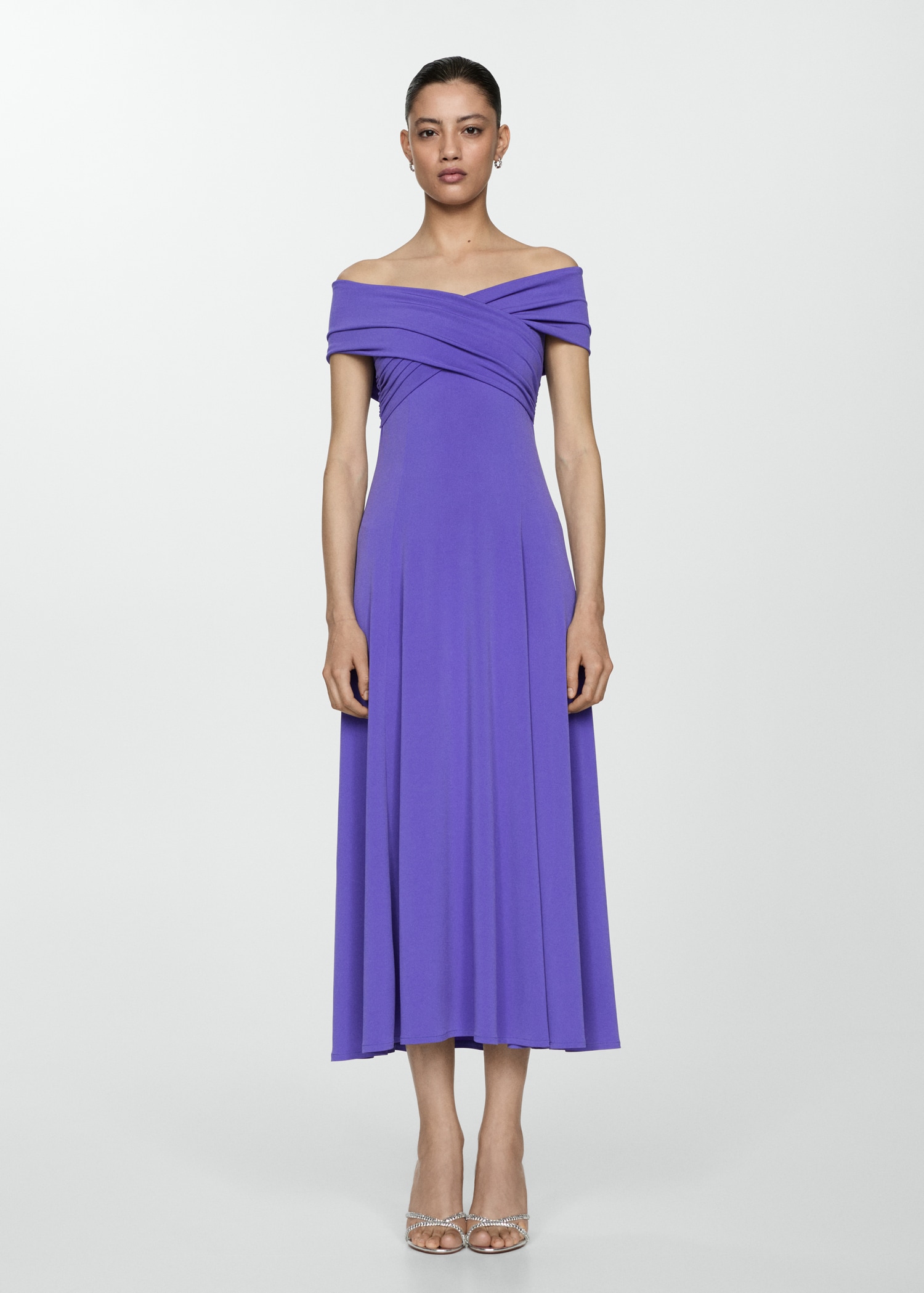 Vestido Lila Violeta By Mango Vestidos Vestido Violeta Mango