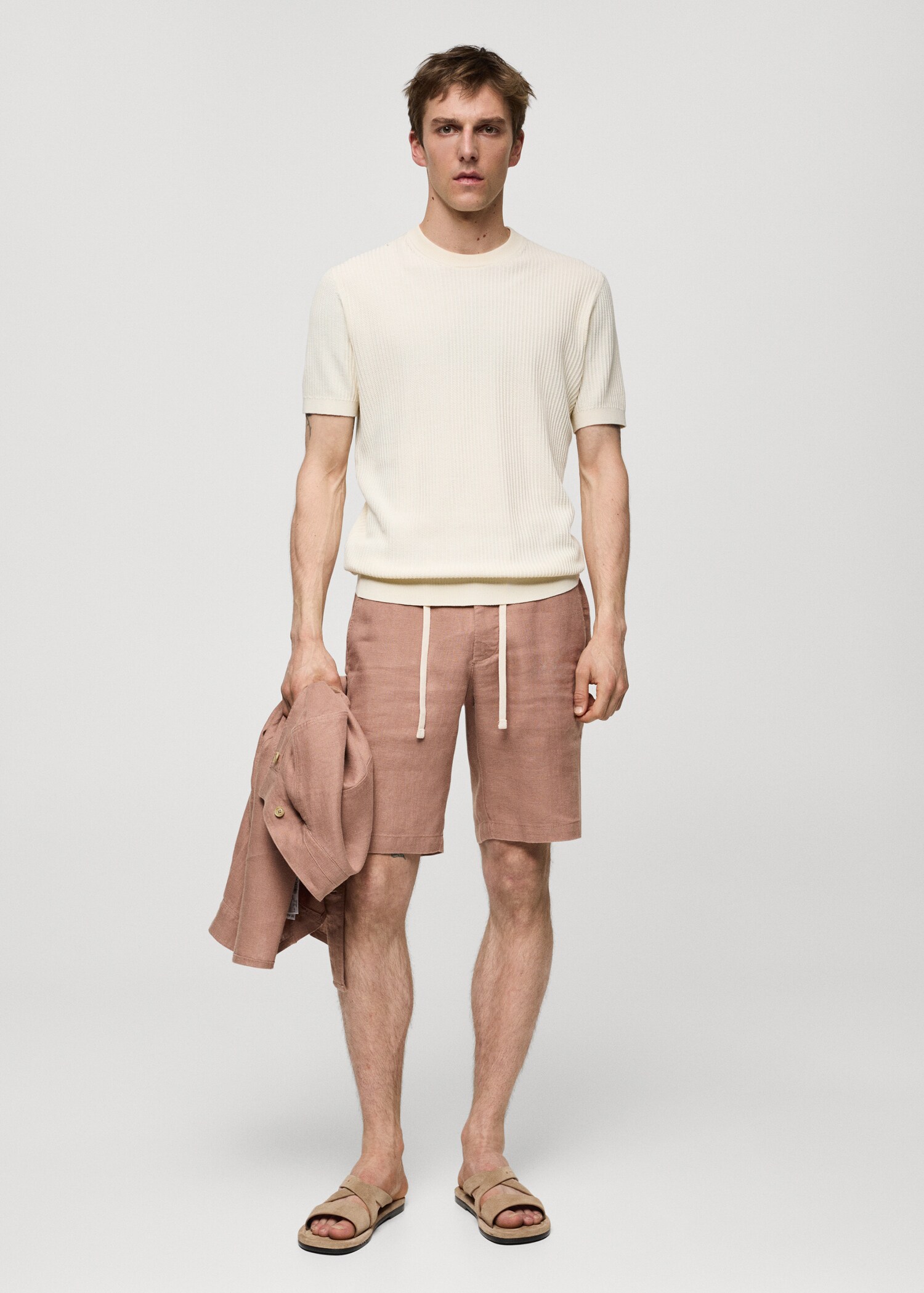 Bermudas 100% lino cordón - Plano general