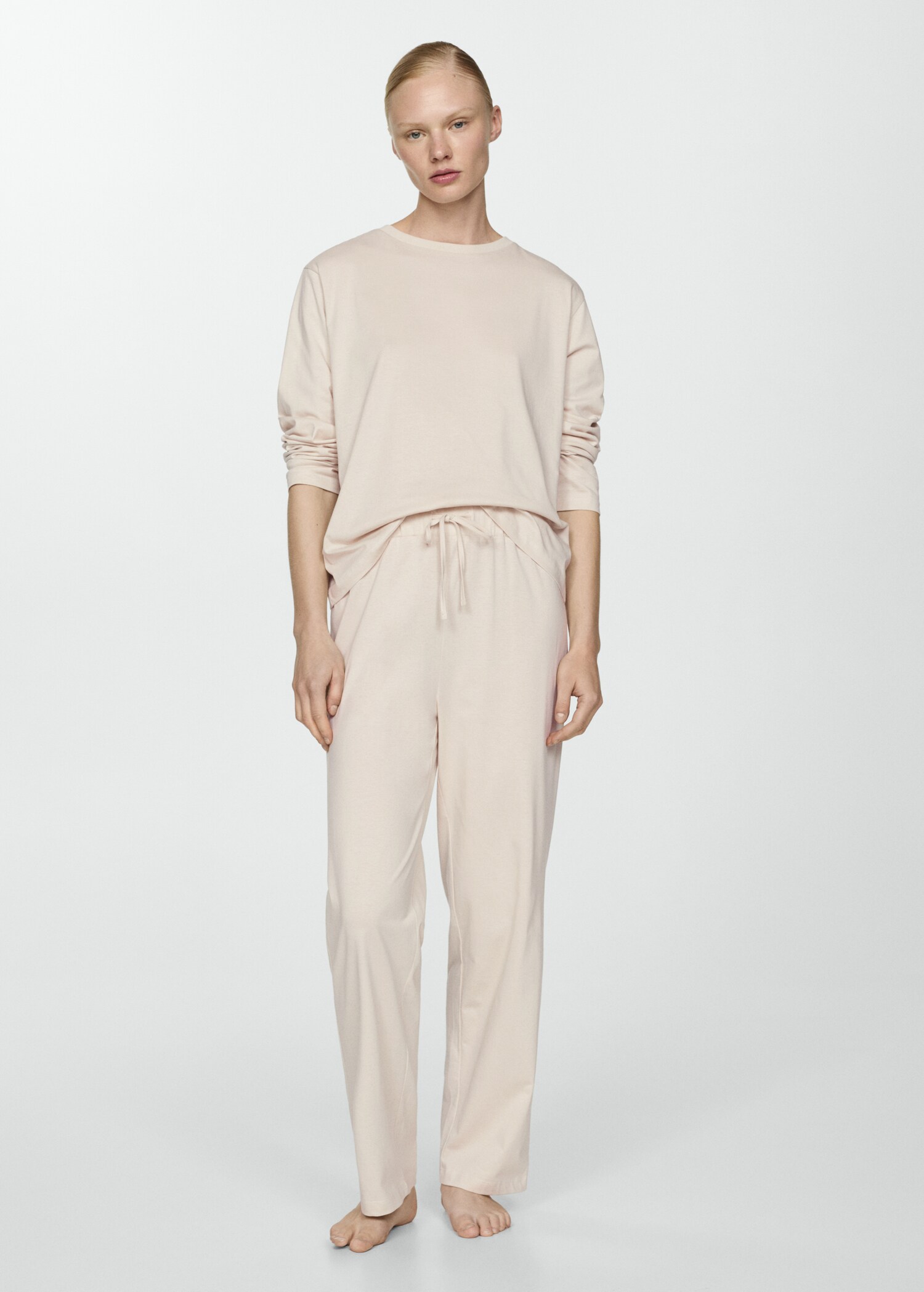 Pyjama deux pièces coton - Plan général