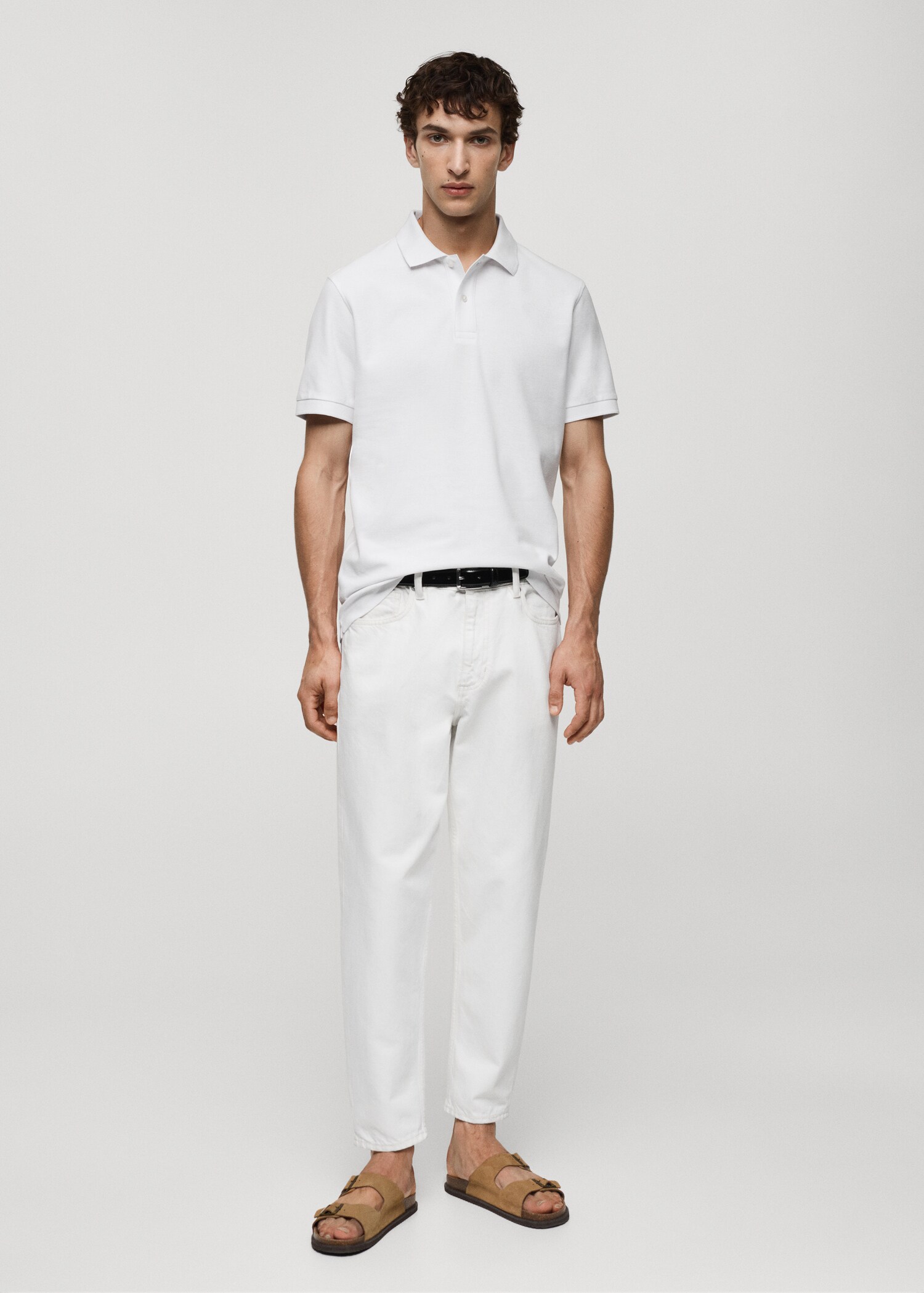 Polo 100% algodón pique - Plano general
