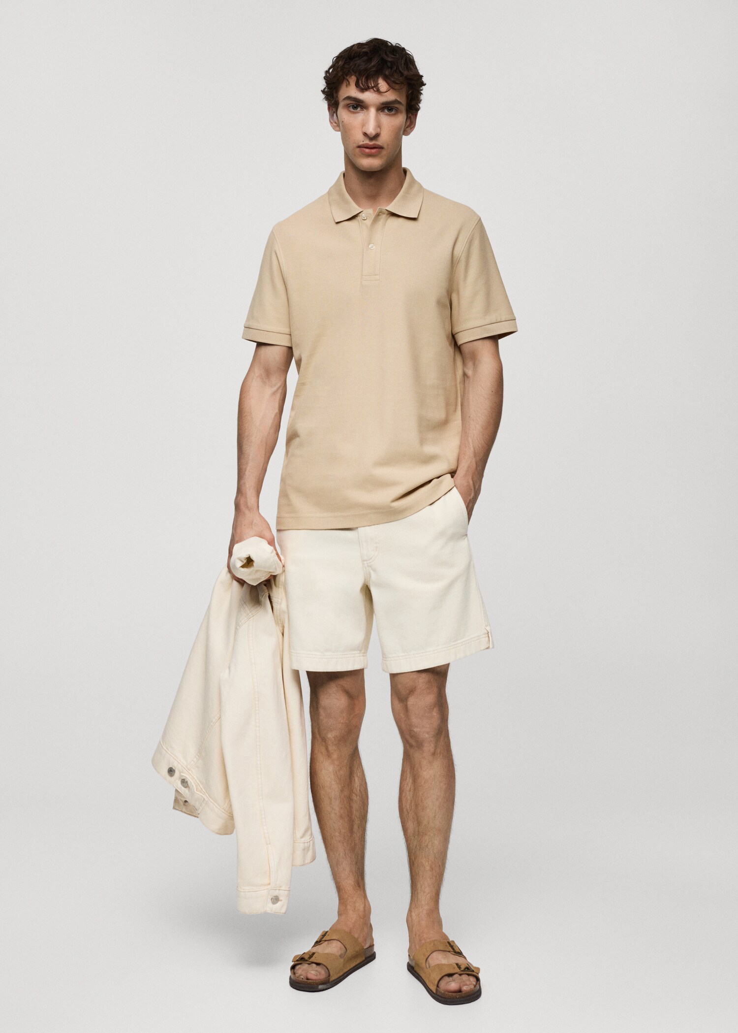 Polo 100% algodón pique - Plano general