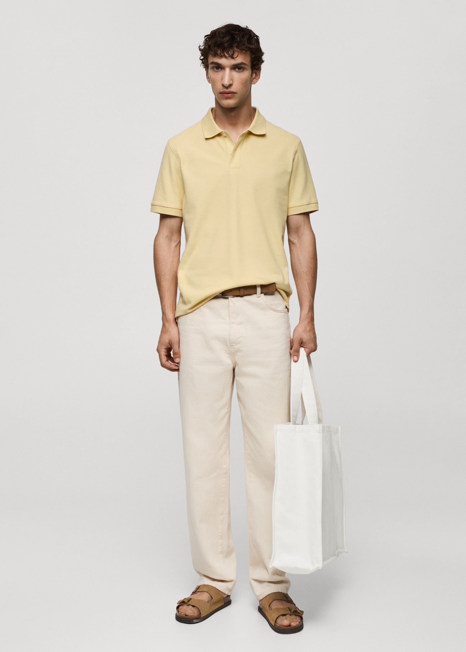 Polo 100% algodón pique - Plano general
