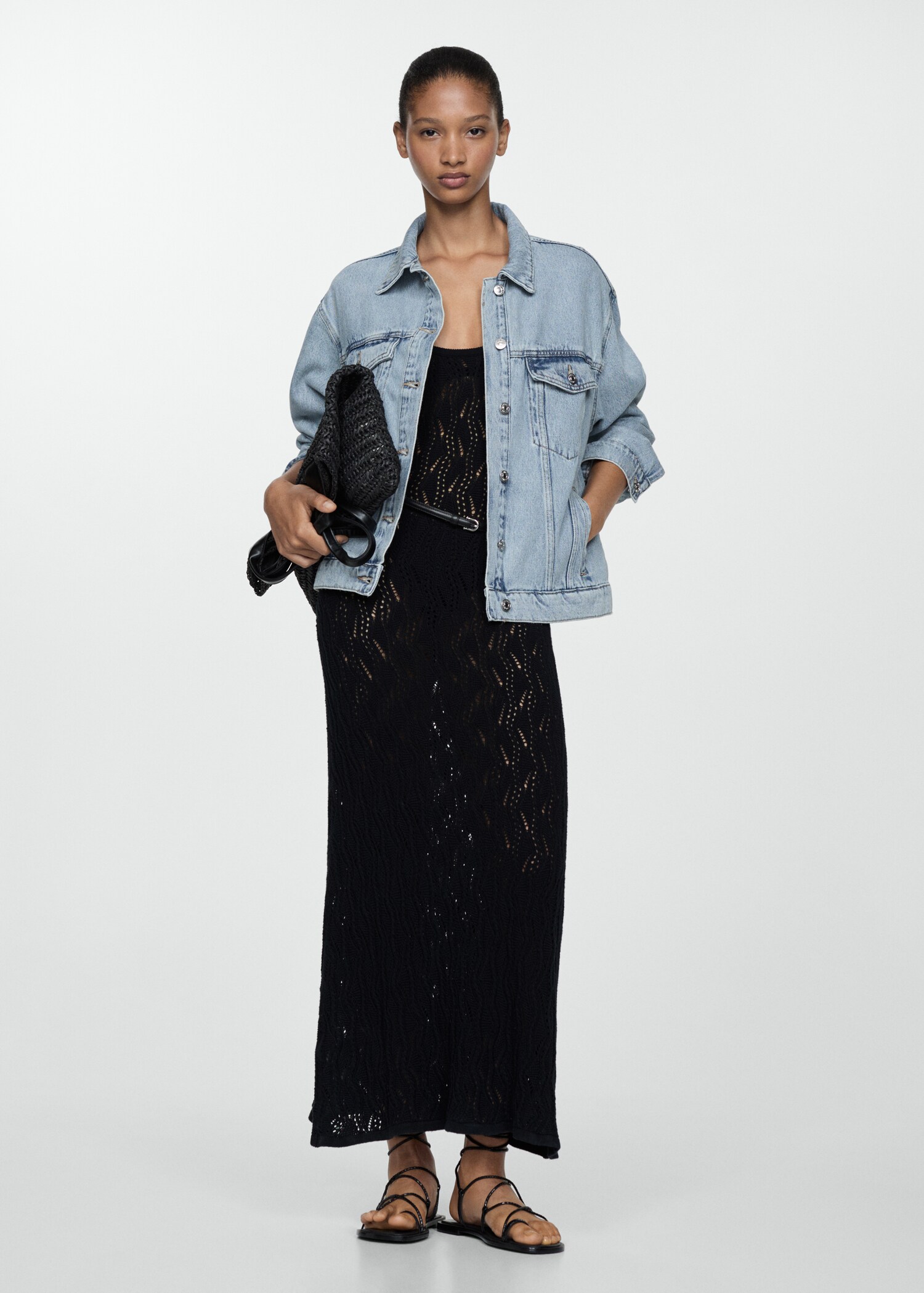 Blouson jean oversize - Plan général