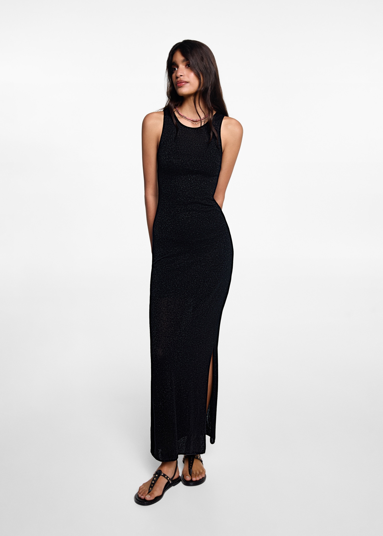 Robe longue lurex - Plan général