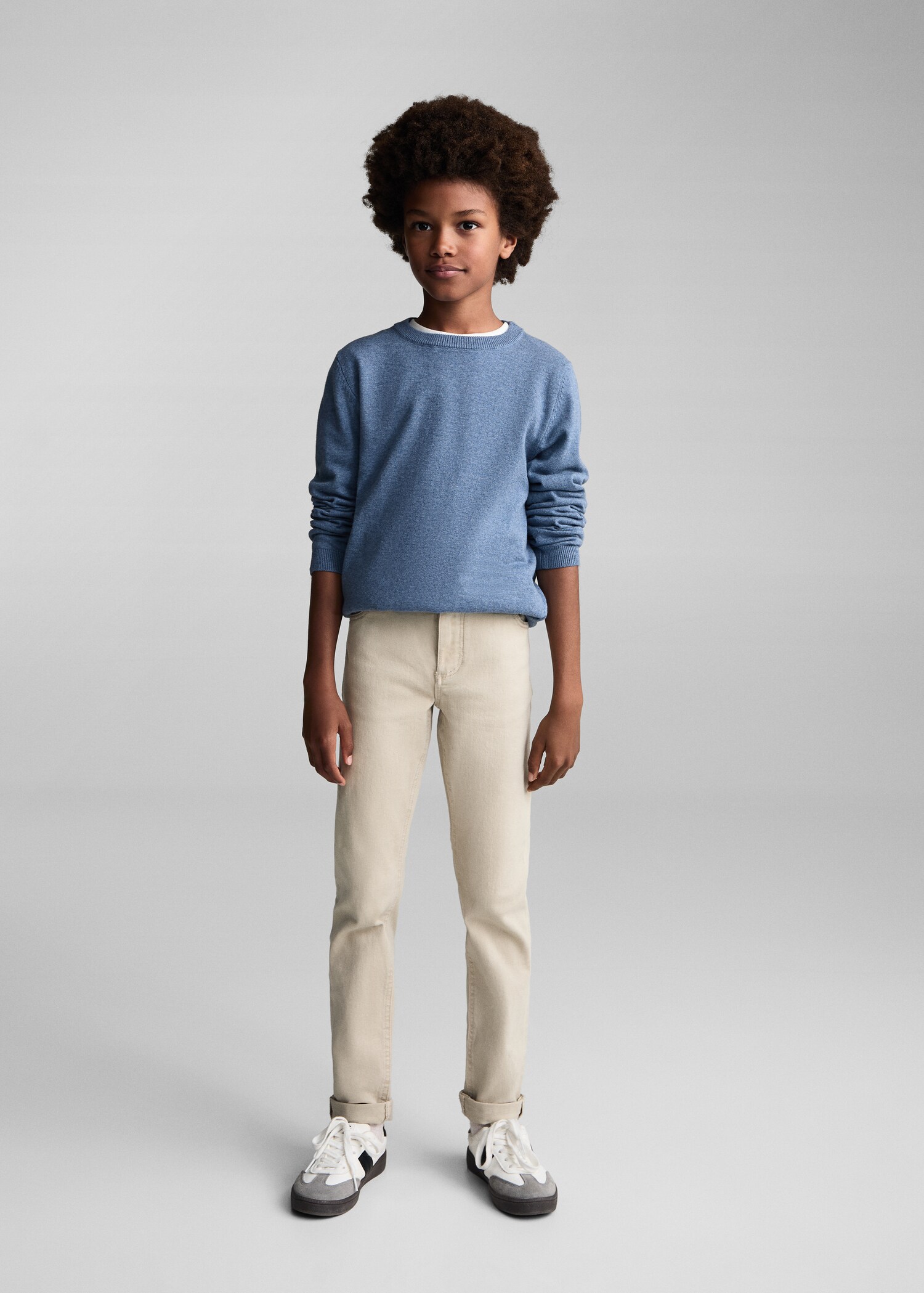 Knit cotton sweater - General plane