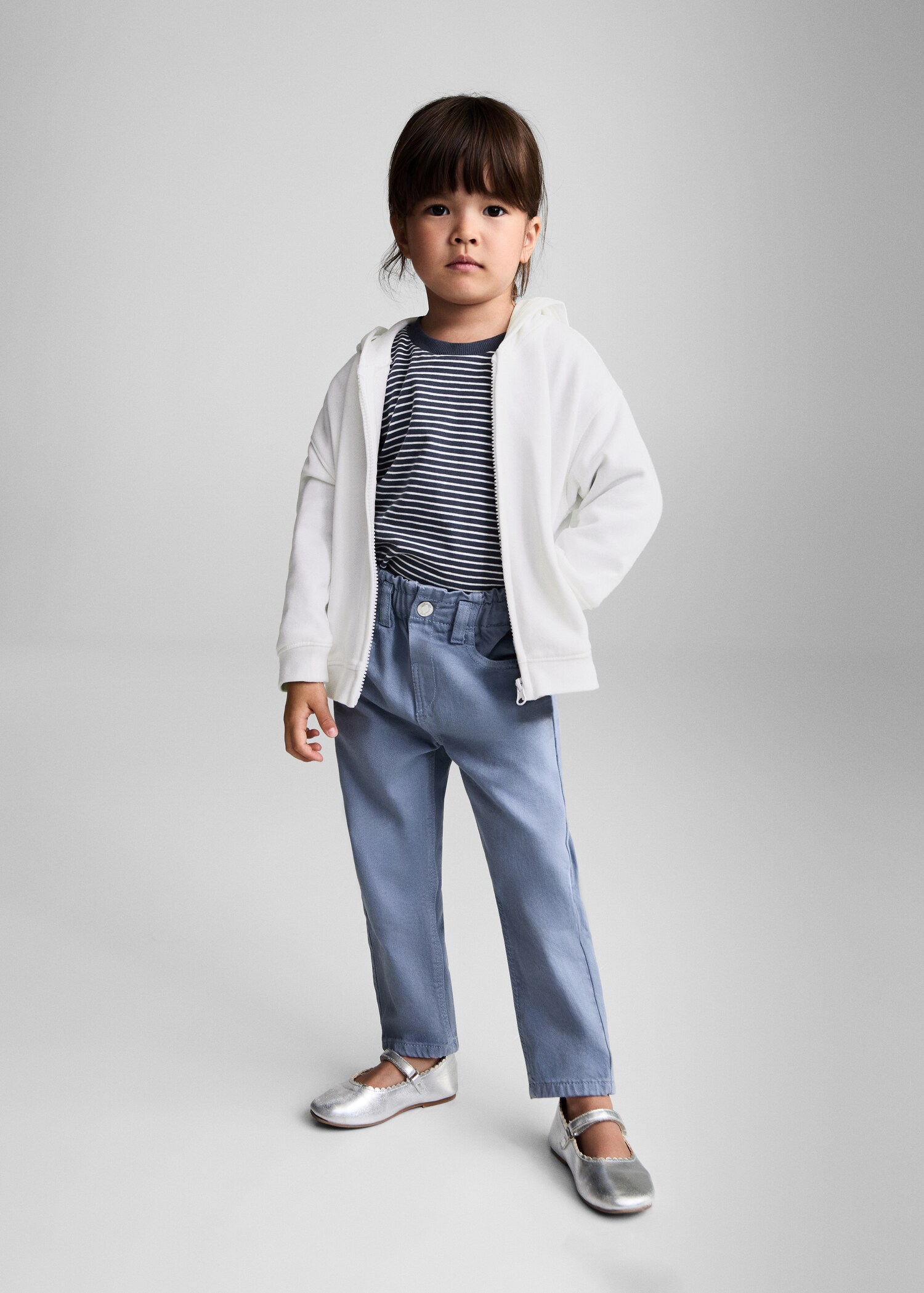 Sweater à capuche coton - Plan général