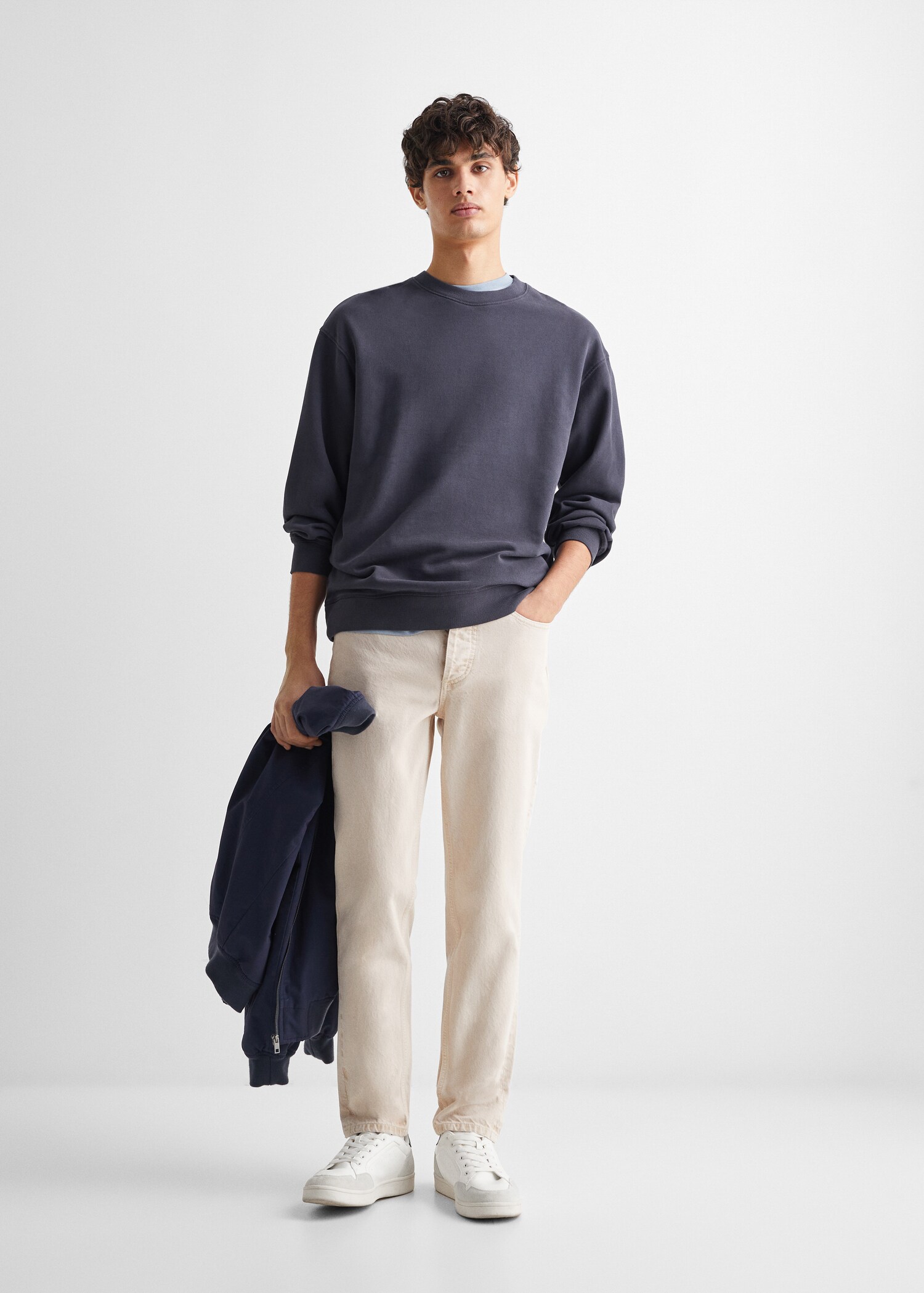 Basic cotton sweater - General plane