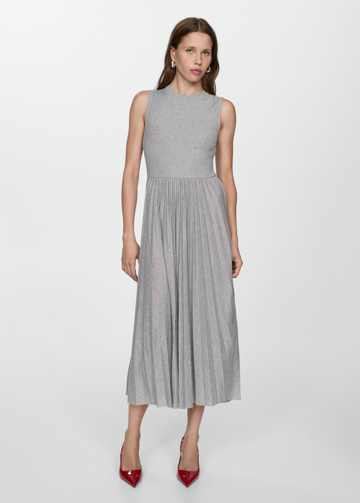 Robe longue plissée - Plan général