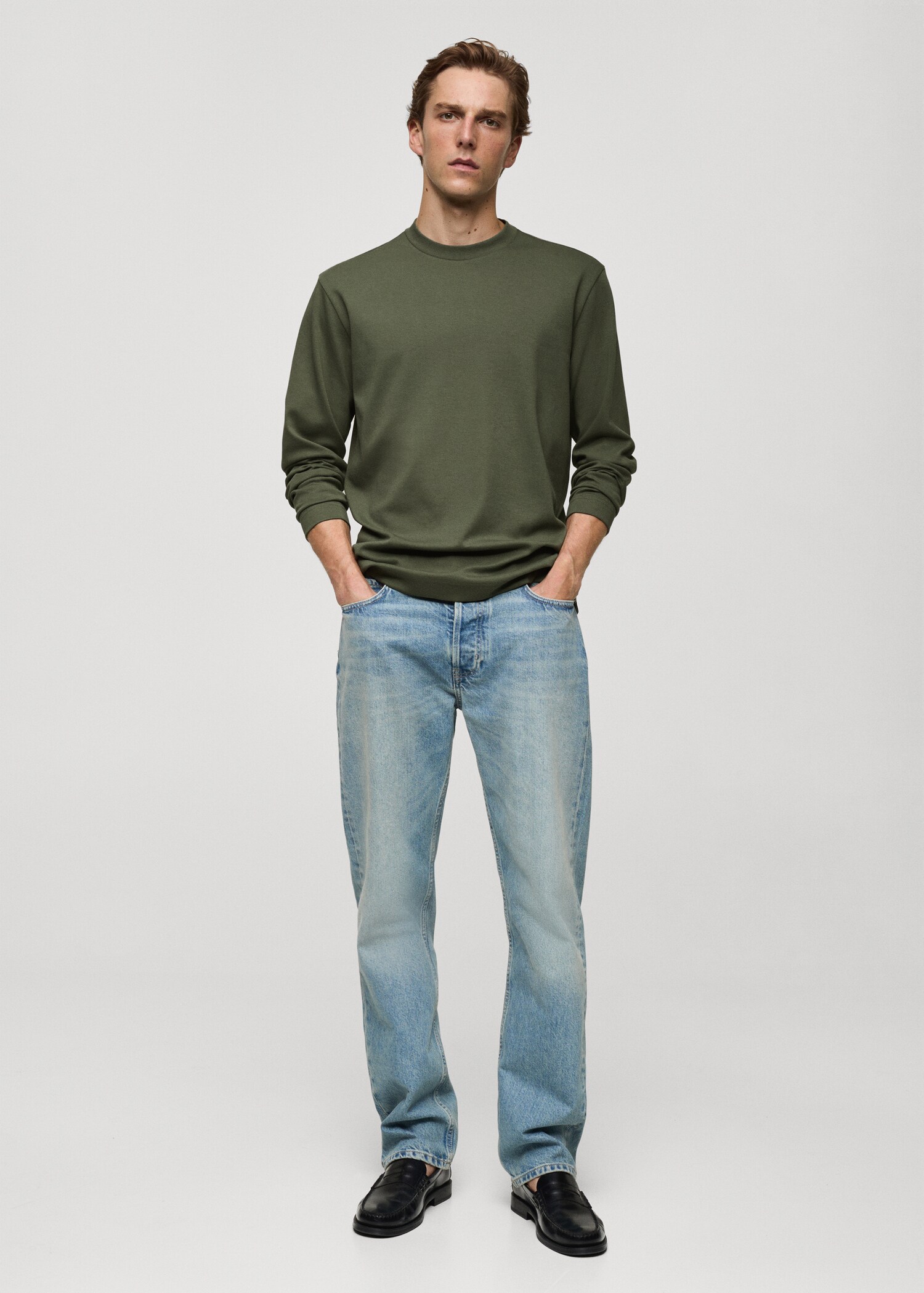 100% cotton long-sleeved t-shirt - General plane