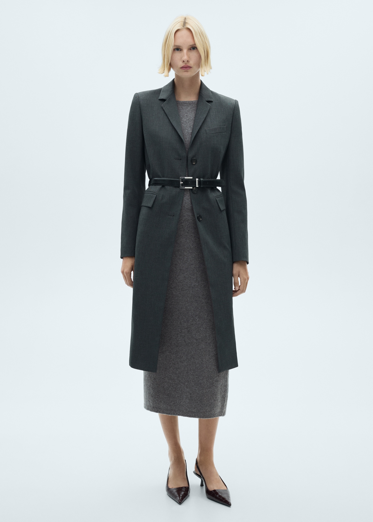 Robe midi maille - Plan général