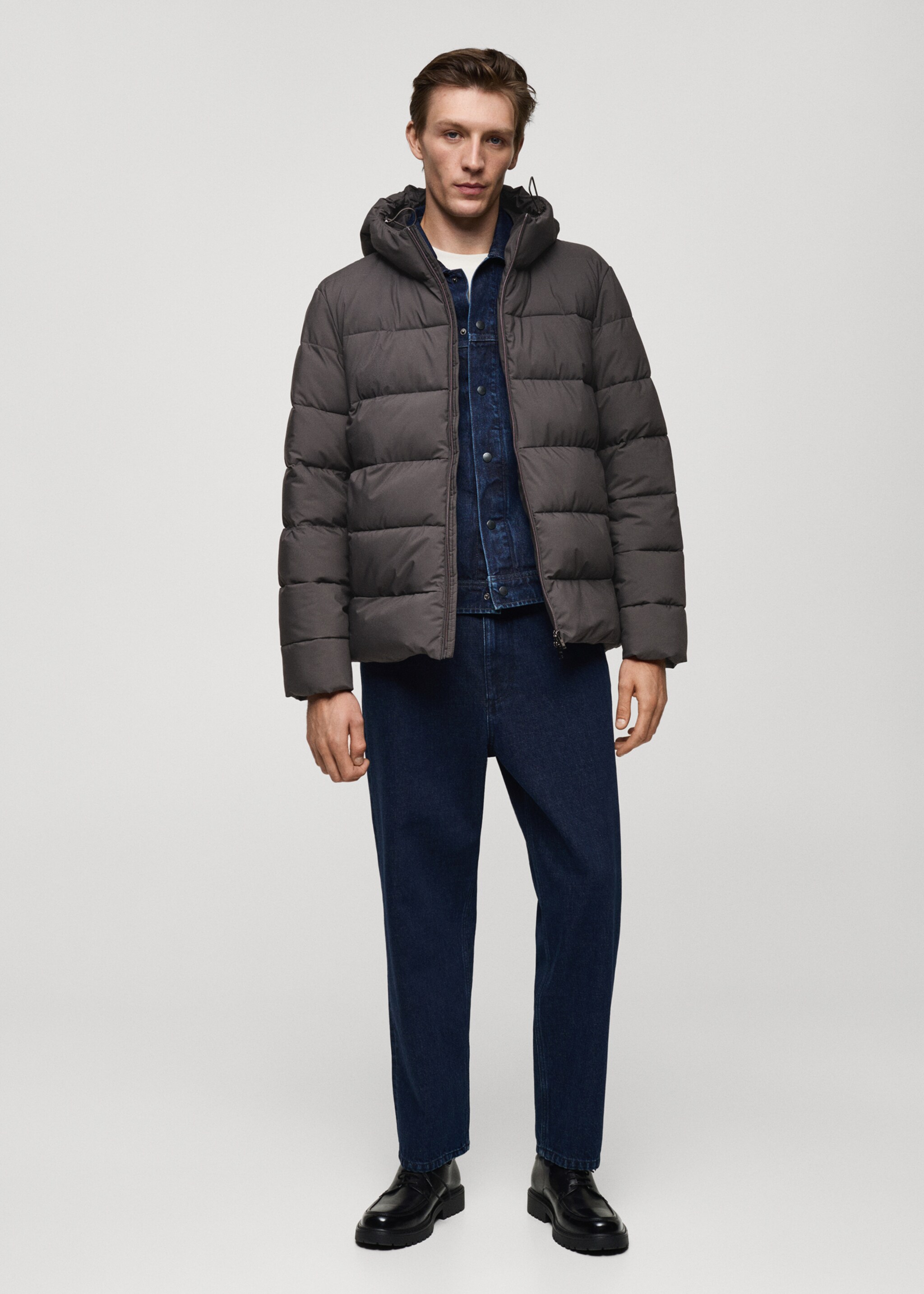 Anorak acolchado impermeable termoregulador - Plano general