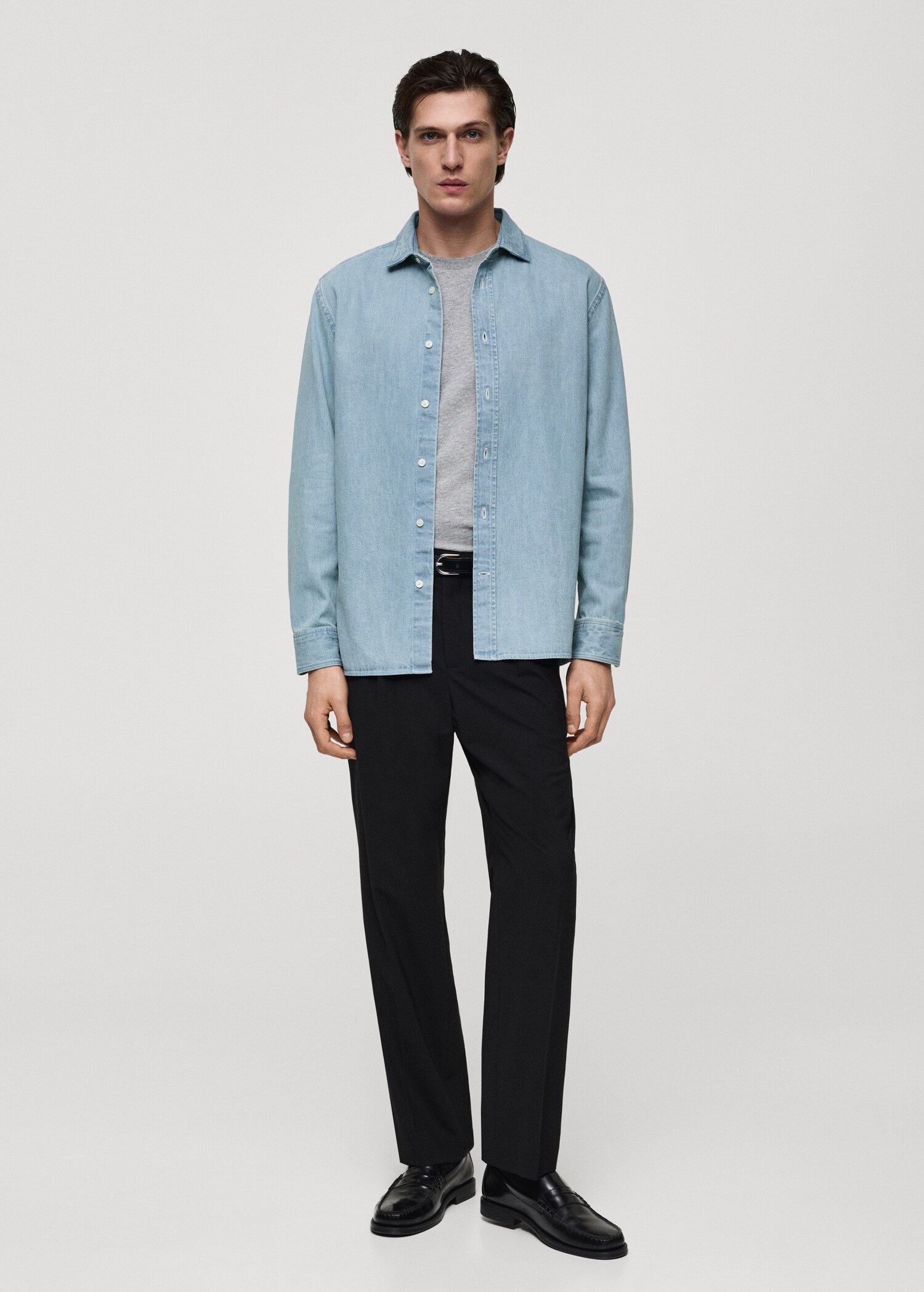 Camisa vaquera regular fit - Plano general