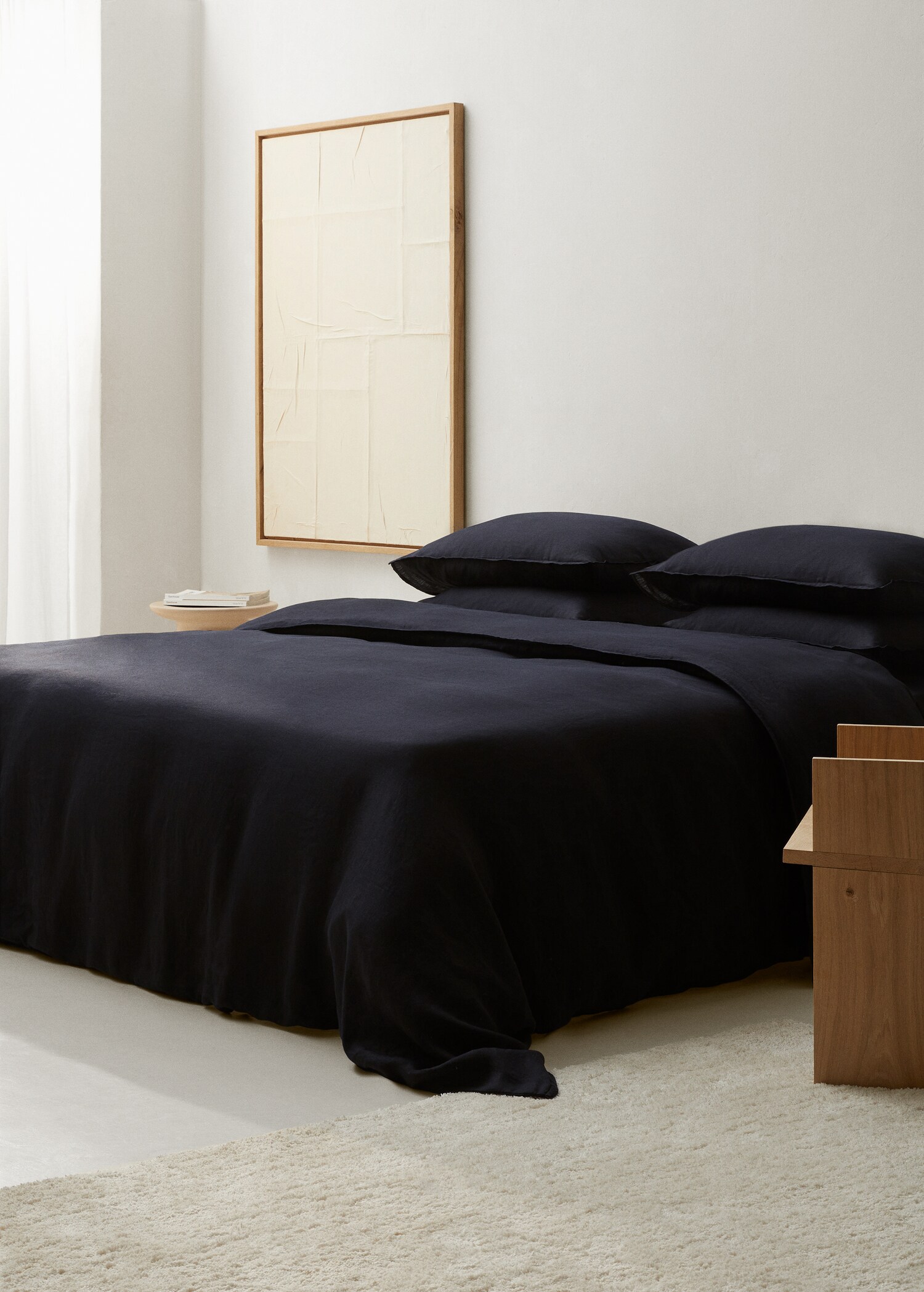 Linen duvet cover for 180/200cm bed - General plane