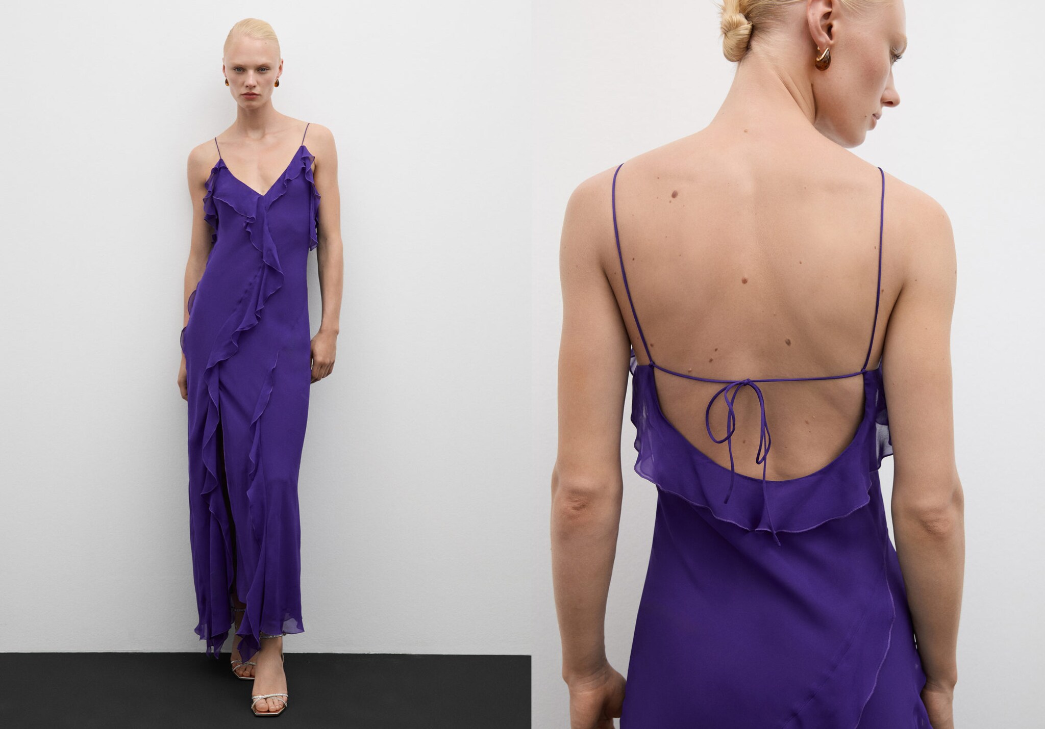 Vestido gasa volantes - Plano panorámico
