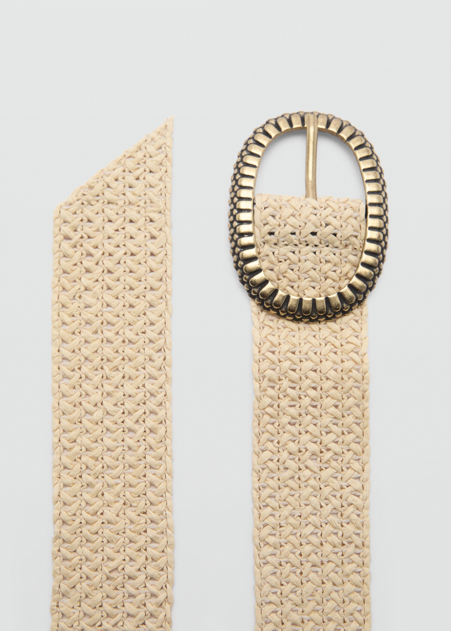 Natural fibre belt with buckle - Details of the article 1
