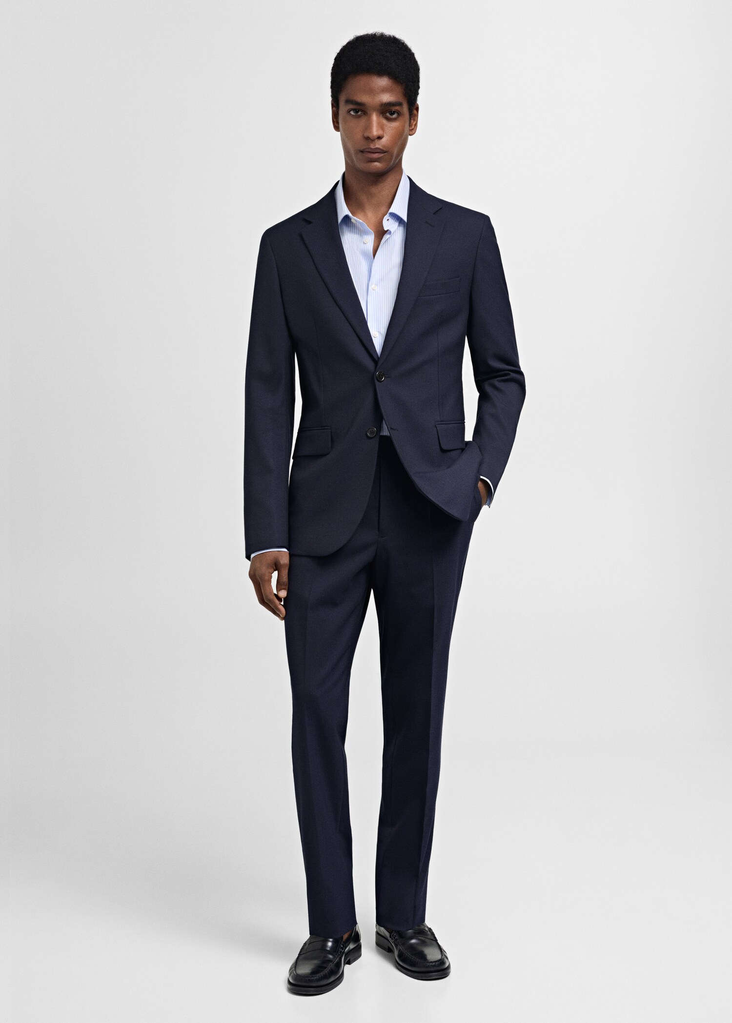 Kostymbyxa slim fit comfort stretch-material - Allmän bild