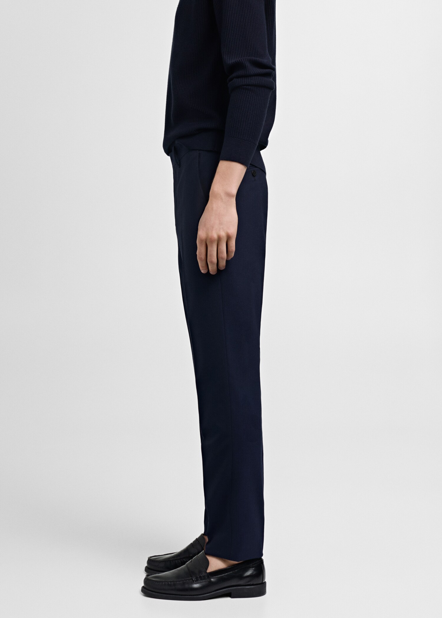 Milan slim-fit suit trousers - Details of the article 2