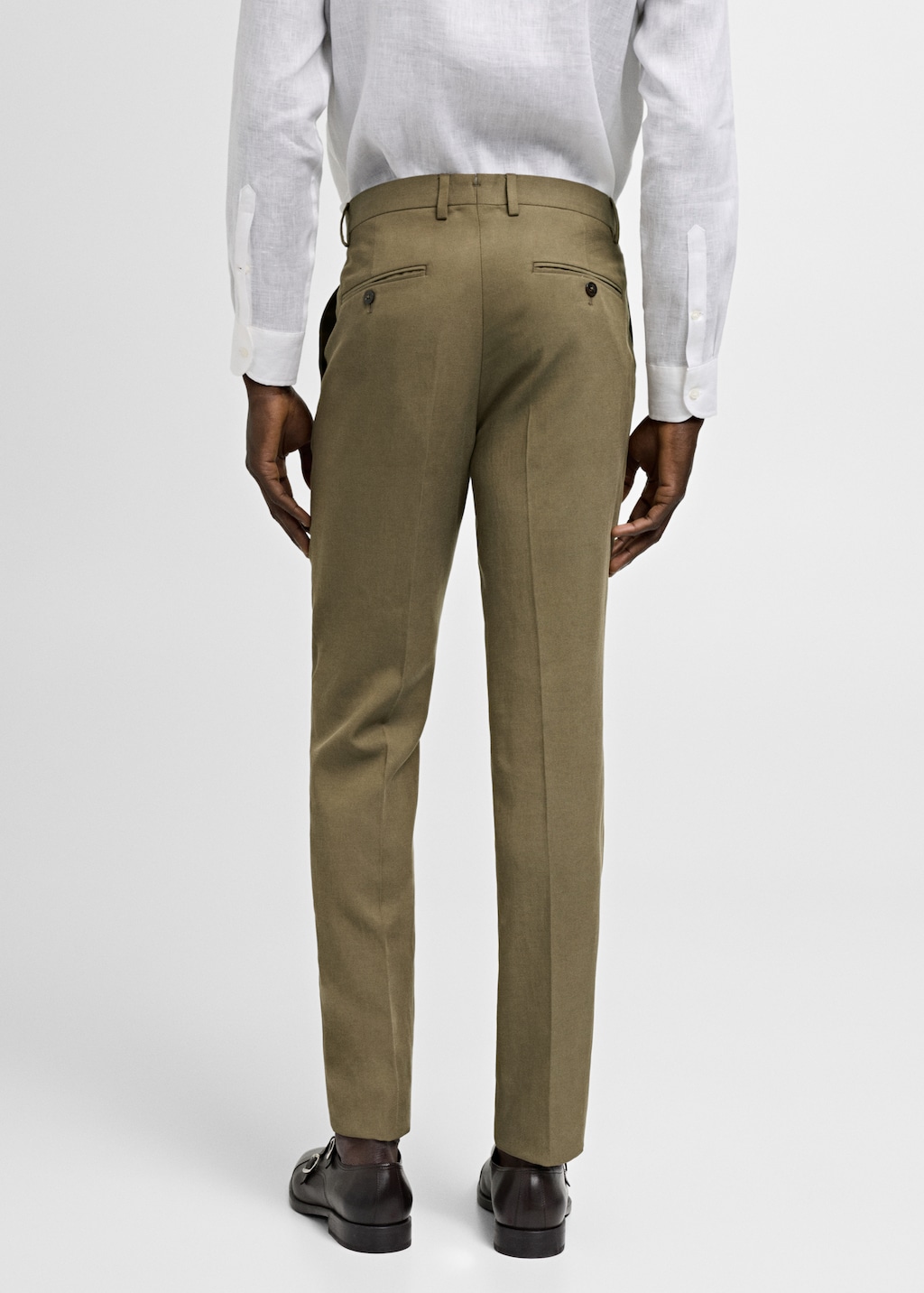 ★★ ★★ slim fit belted pants T22E6WPC011WT2D 2-Pack Men's Slim-Fit Belted Dress Pants- Belt w/ buckle