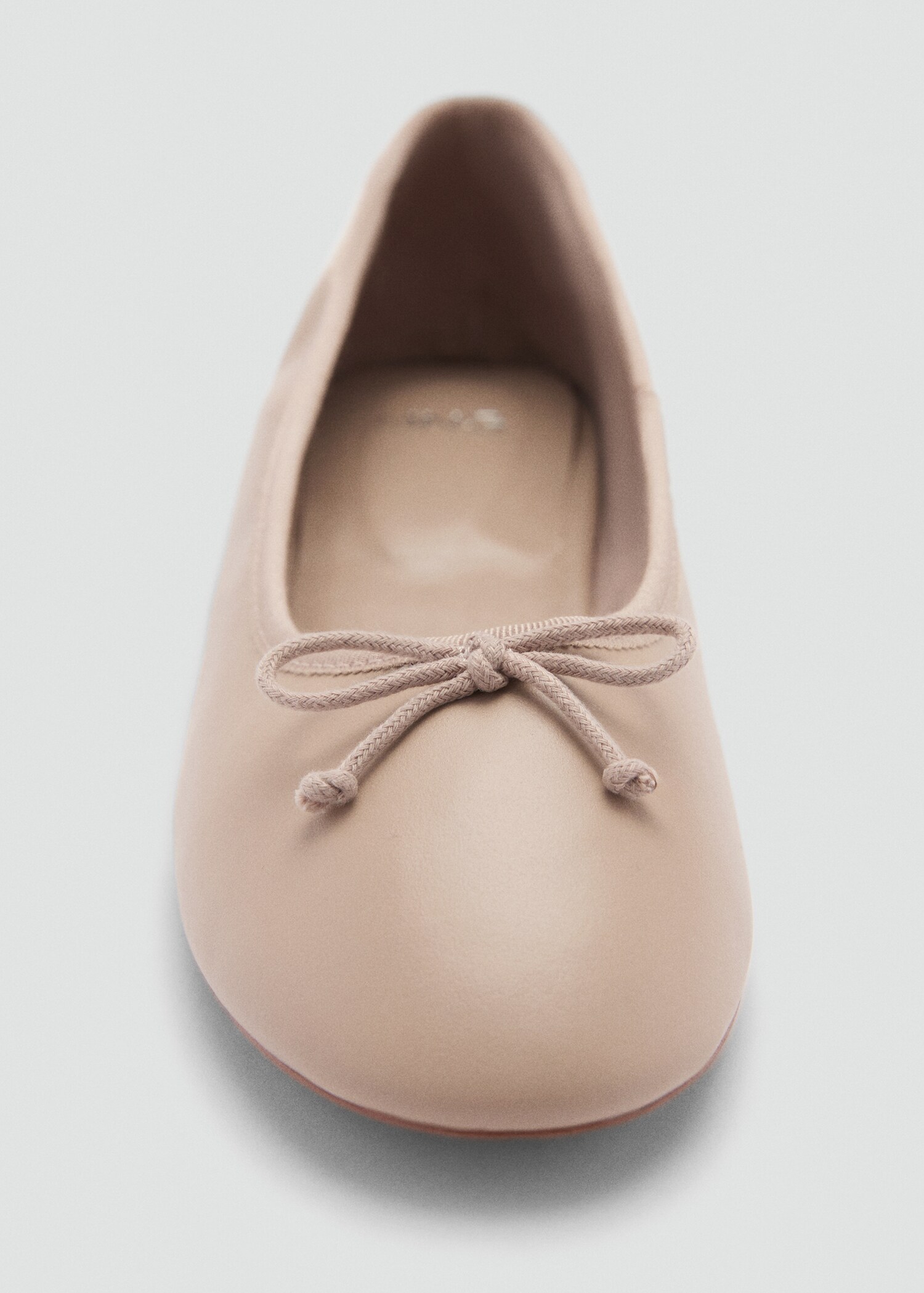 Leather ballet flats with bow - Details of the article 2