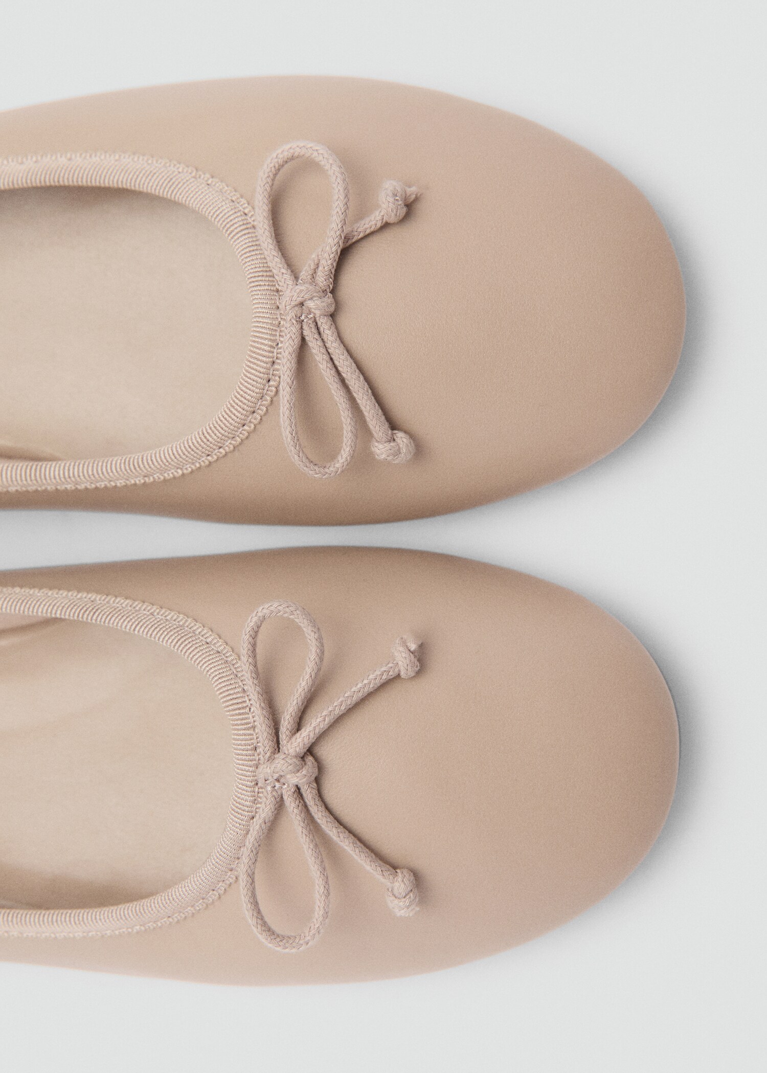 Leather ballet flats with bow - Details of the article 3