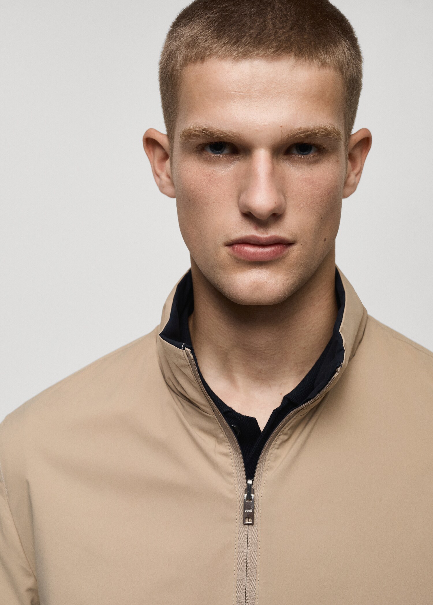 Reversible quilted water-repellent reversible jacket - Détail de l'article 1