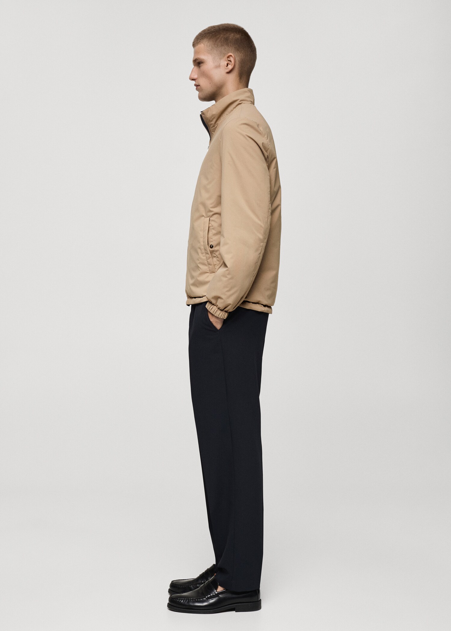 Reversible quilted water-repellent reversible jacket - Détail de l'article 2