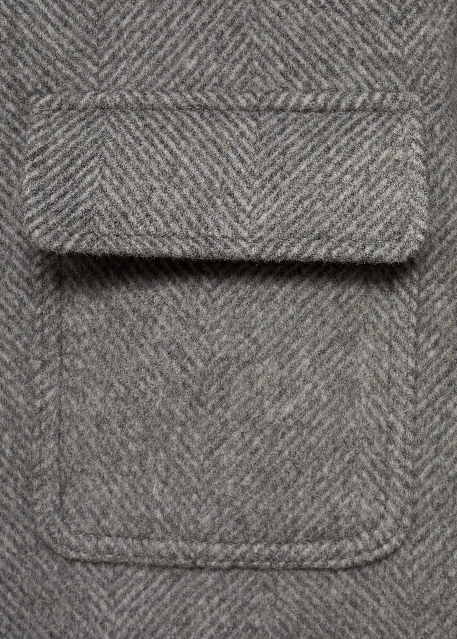 Surchemise laine recyclée - Détail de l'article 0