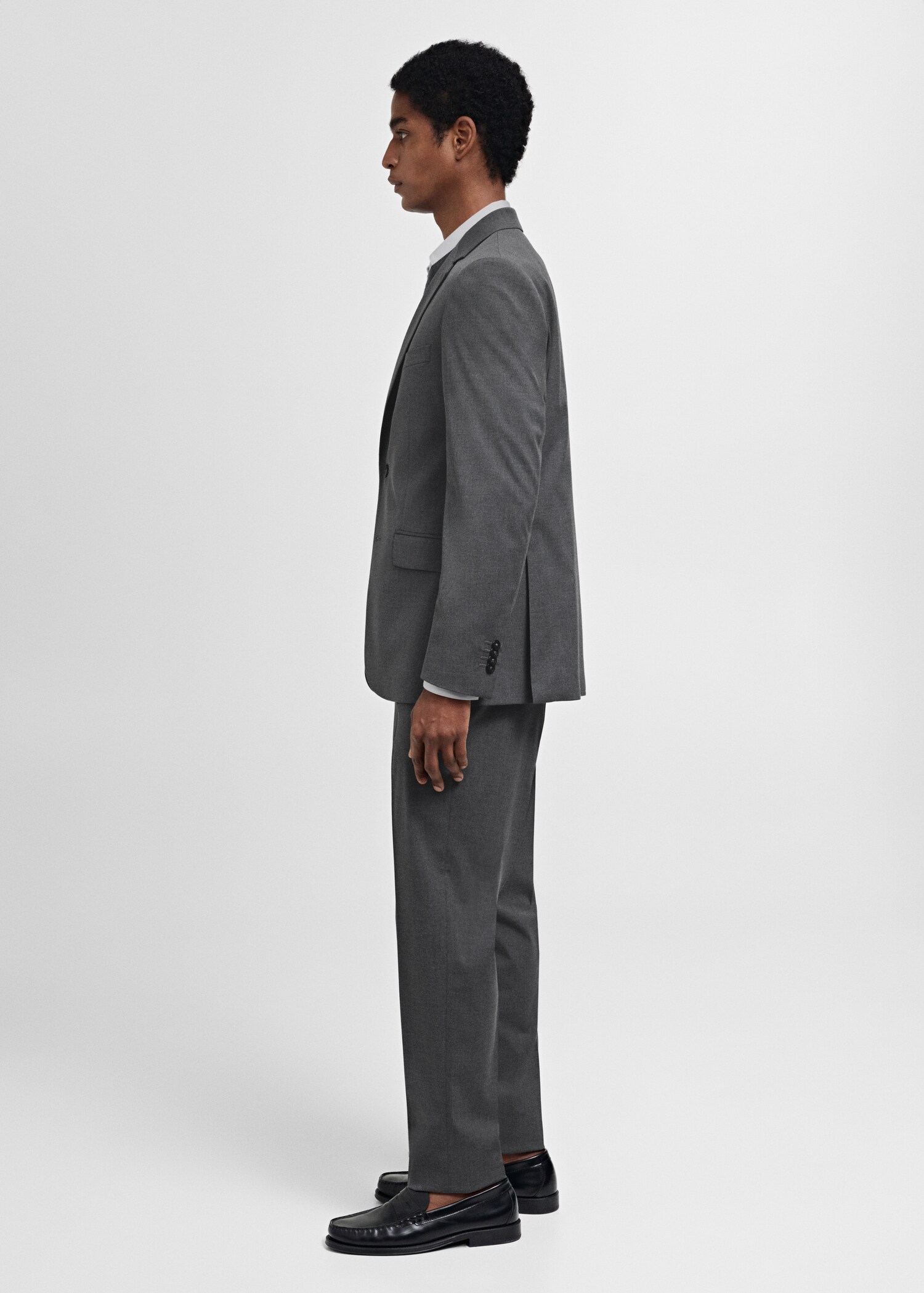 Pantalón traje slim fit tejido comfort stretch - Detalle del artículo 4