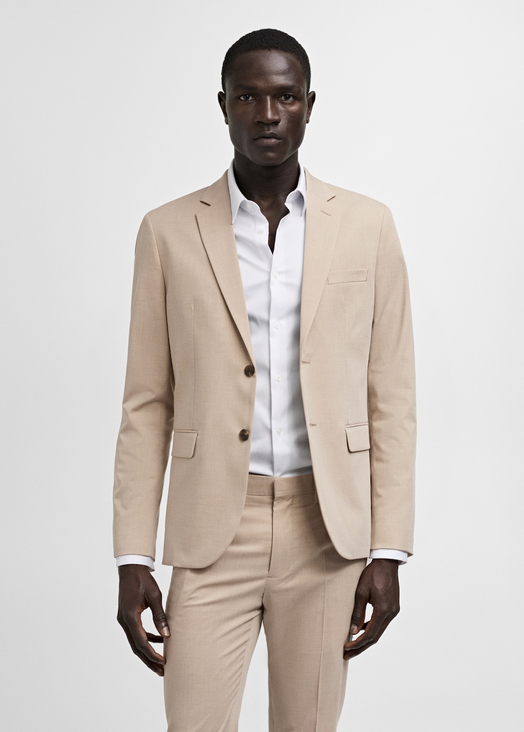 Super slim fit suit jacket in stretch fabric Men MANGO Cambodia