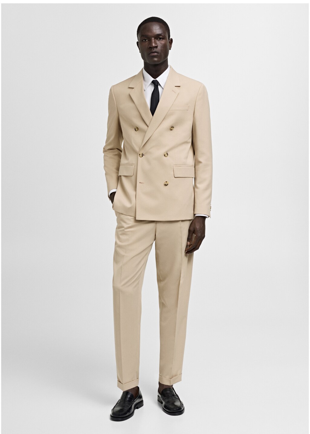 Mens double breasted suit discount
