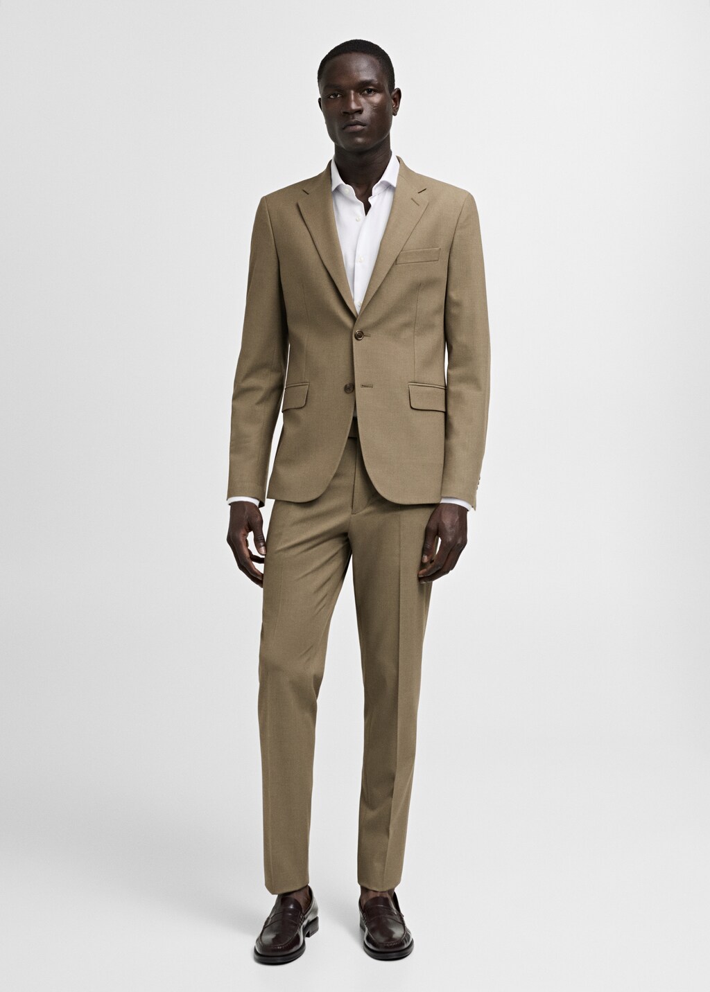 Stretch fabric slim fit suit jacket Men MANGO Sweden