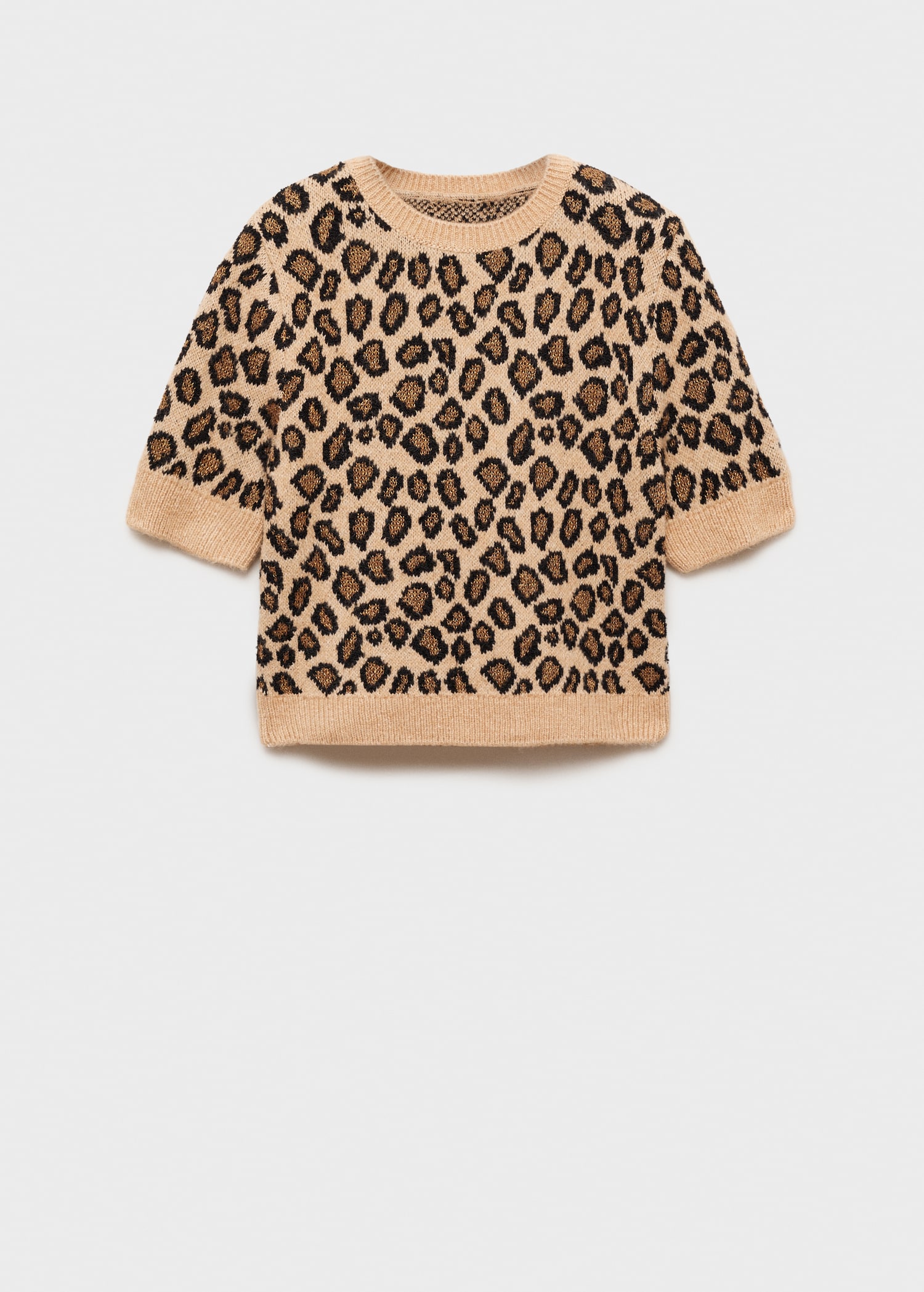 Cropped Jumper Girls Leopard Print Jumper New Look 915 Girls Brown