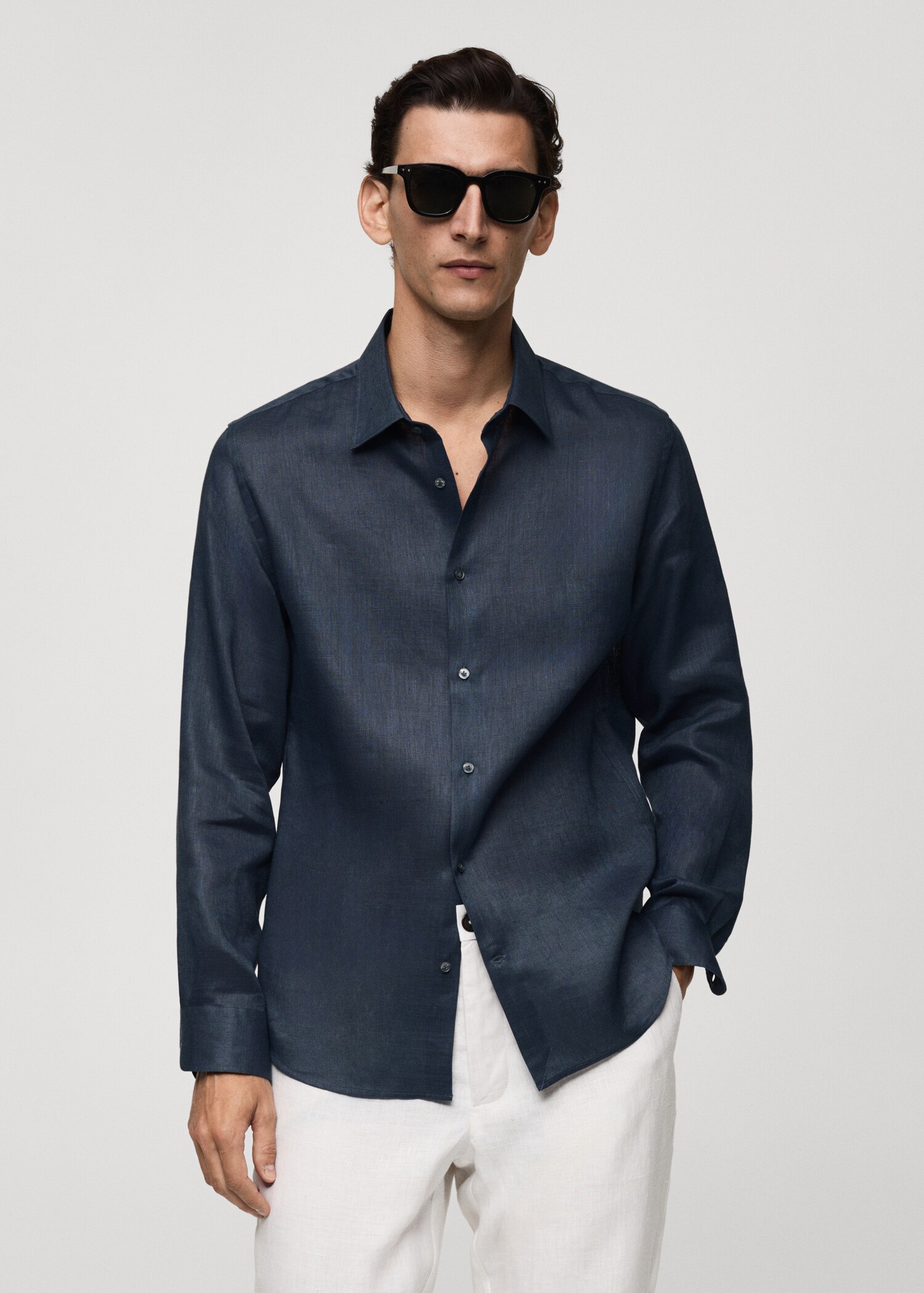 Camisa regular fit 100% lli - Pla mig