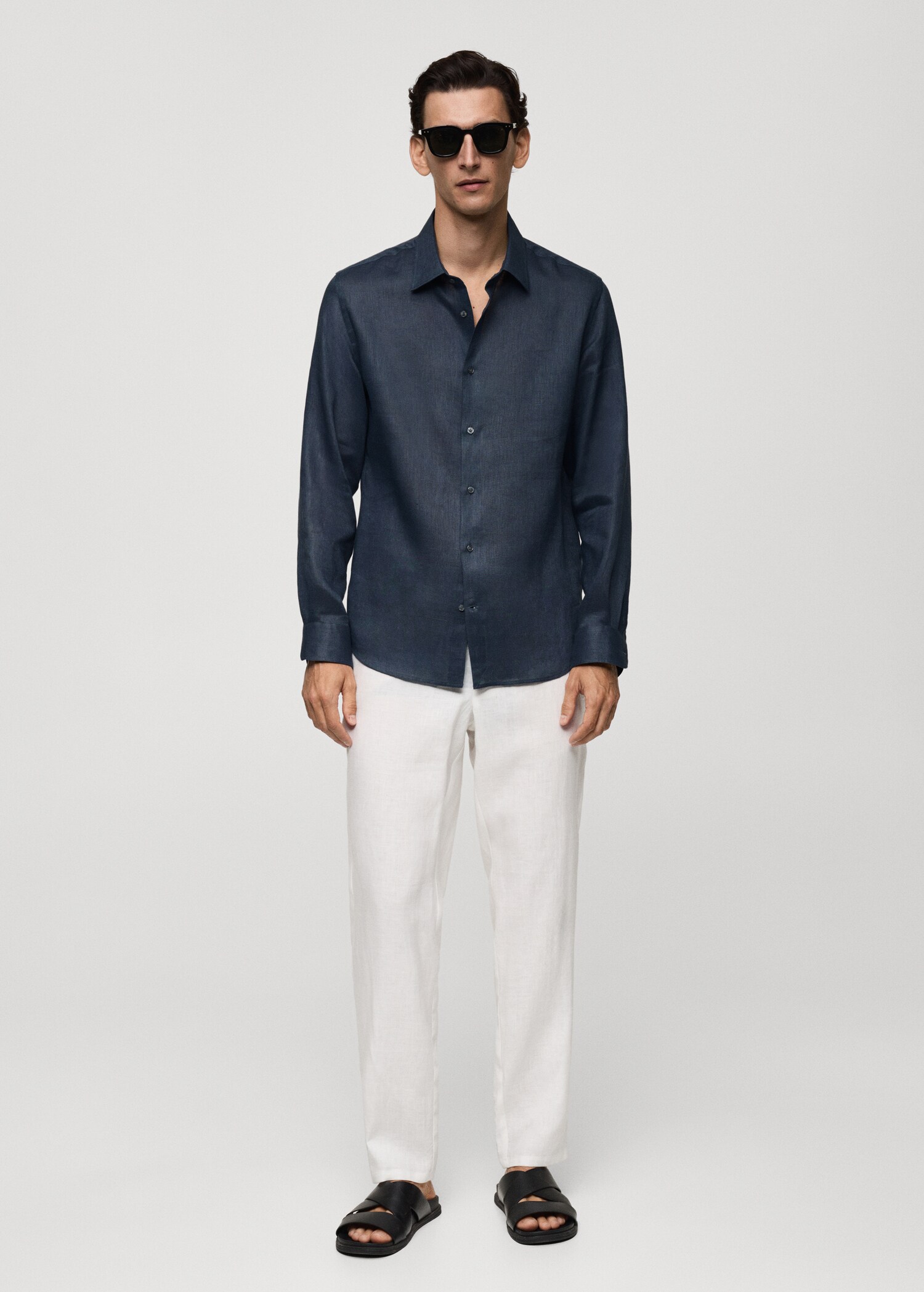 Camisa regular fit 100% lli - Pla general