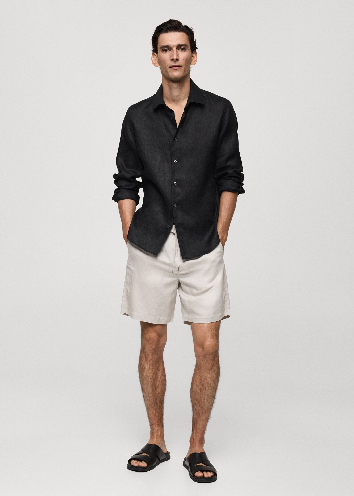 Camisa regular fit 100% lli - Pla general