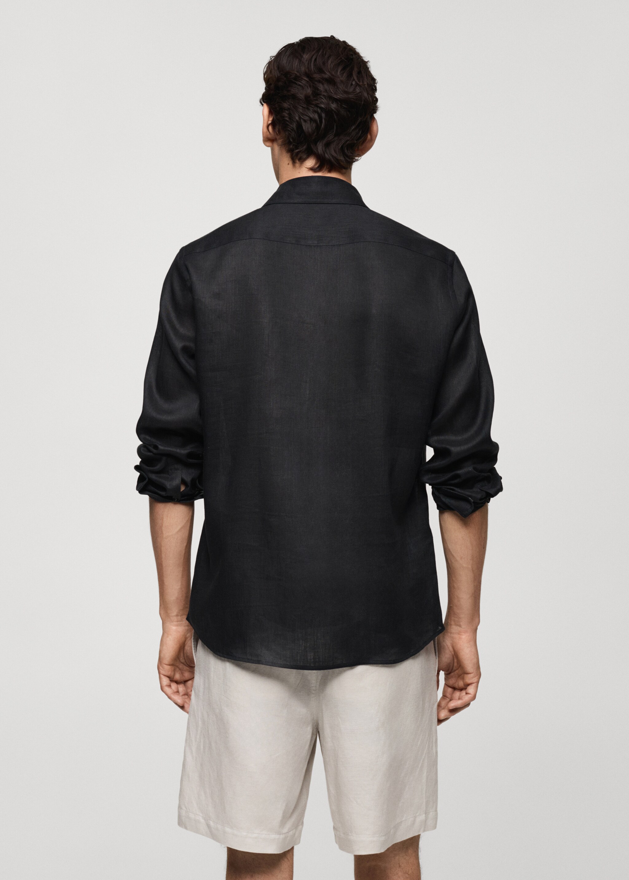 Camisa regular fit 100% lli - Revers de l'article