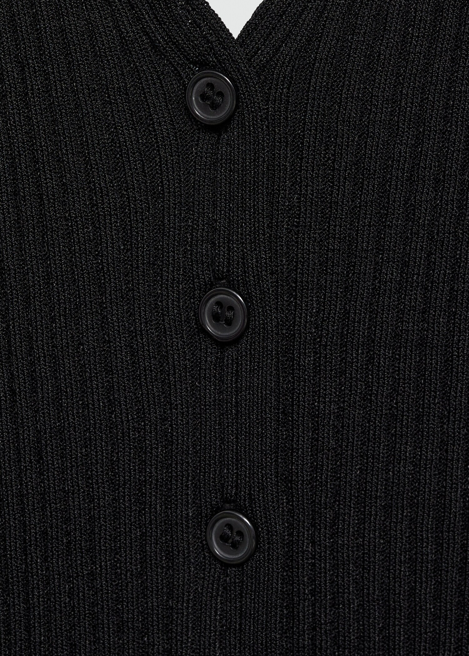 Buttoned knit top - Details of the article 8