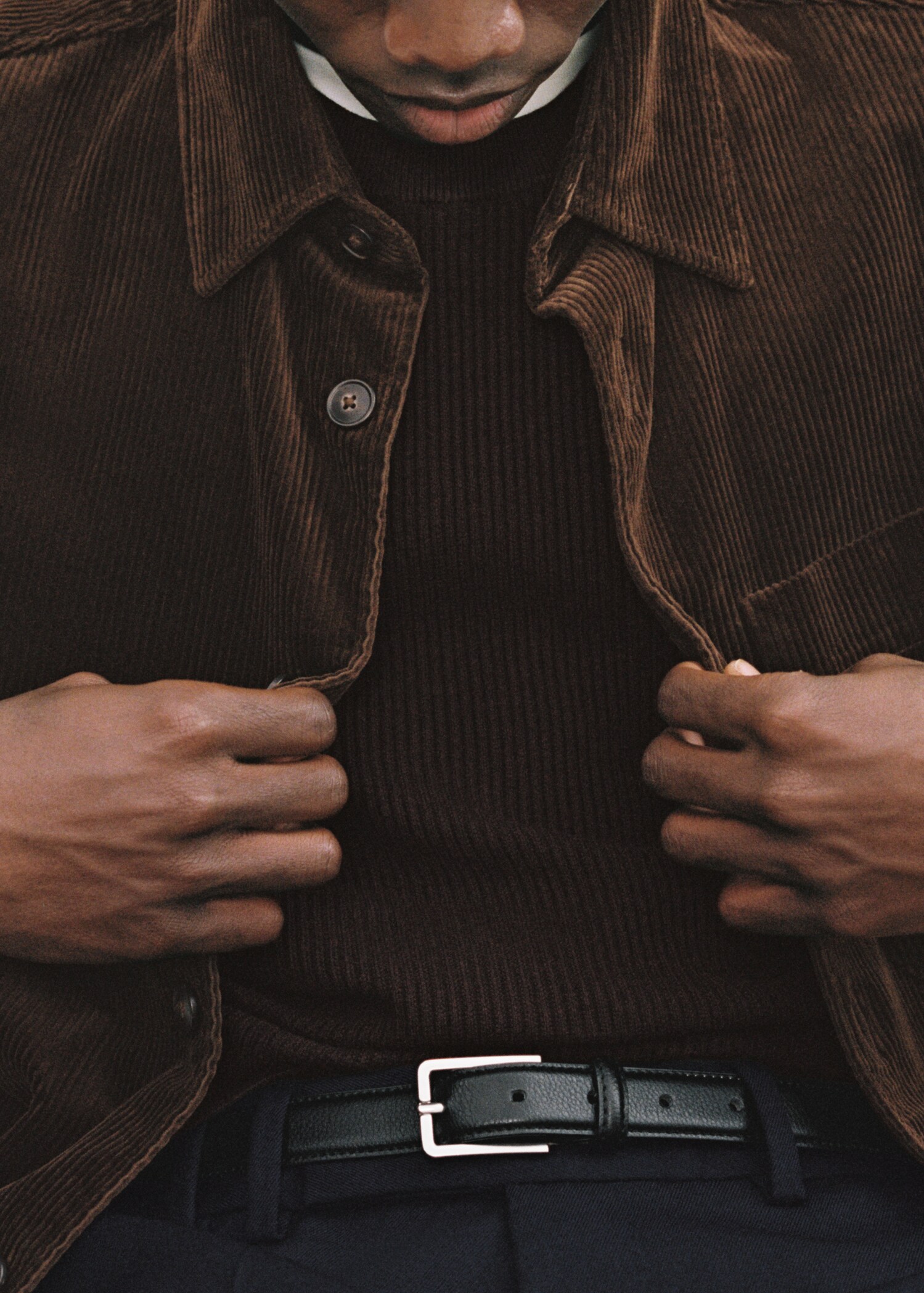 100% beaten leather belt - Details of the article 3
