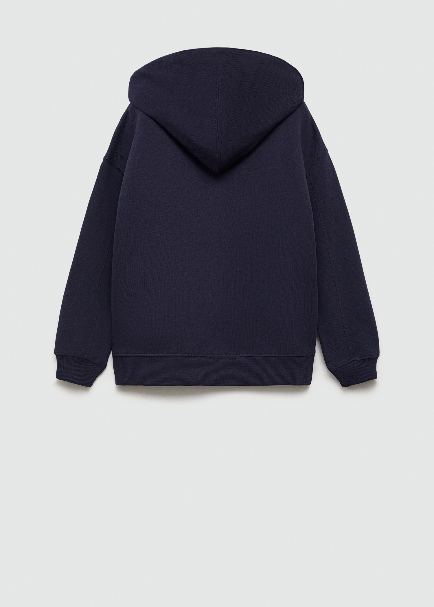 Sweat-shirt zippé à capuche - Verso de l’article