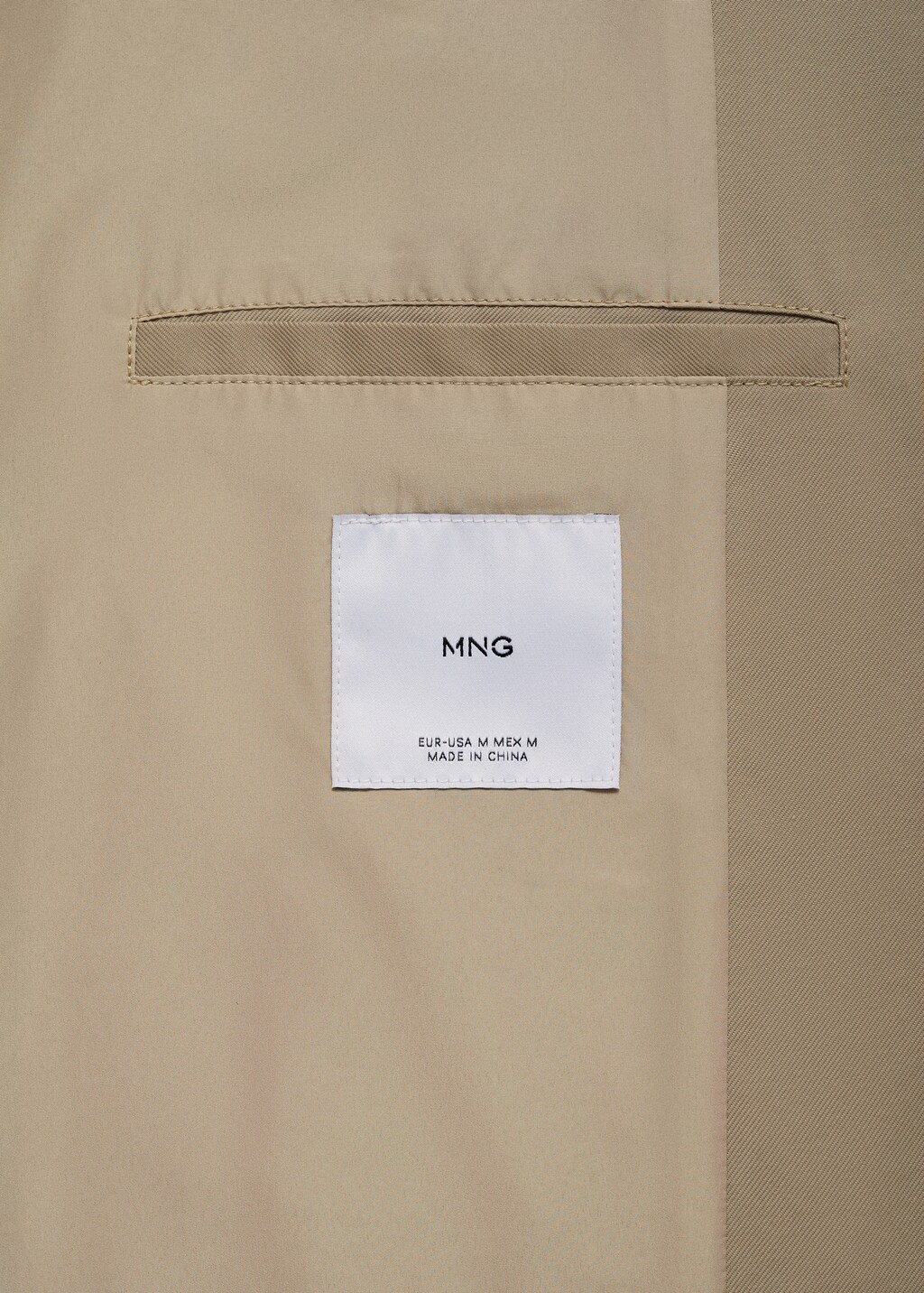 Relaxed-fit water-repellent trench coat