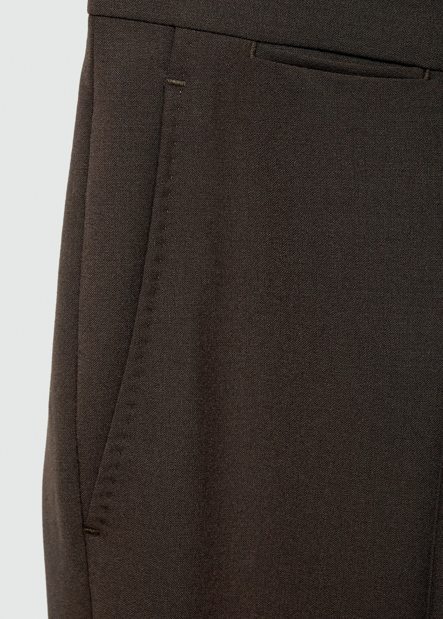 Crease-resistant wool suit trousers - Details of the article 8